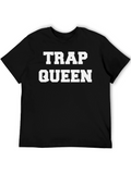 Trap Queen Graphic T-Shirt - Black