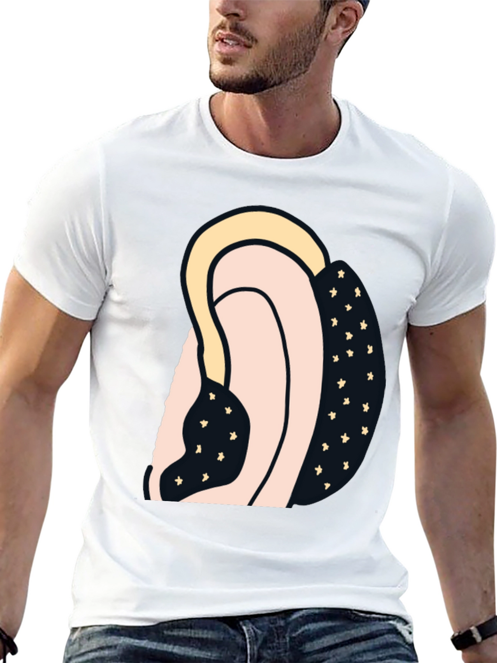 Abstract Graphic Print T-Shirt