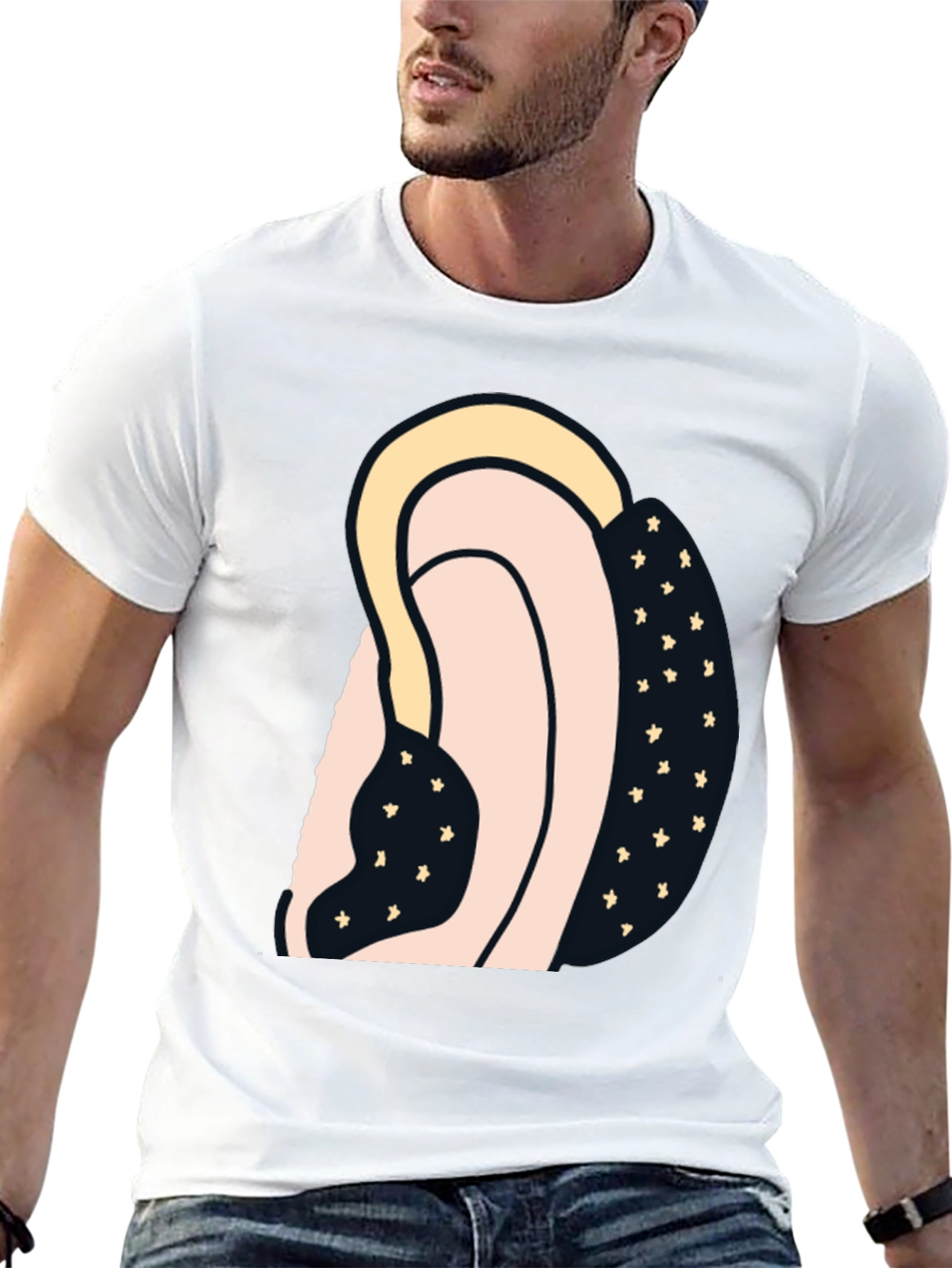 Abstract Graphic Print T-Shirt