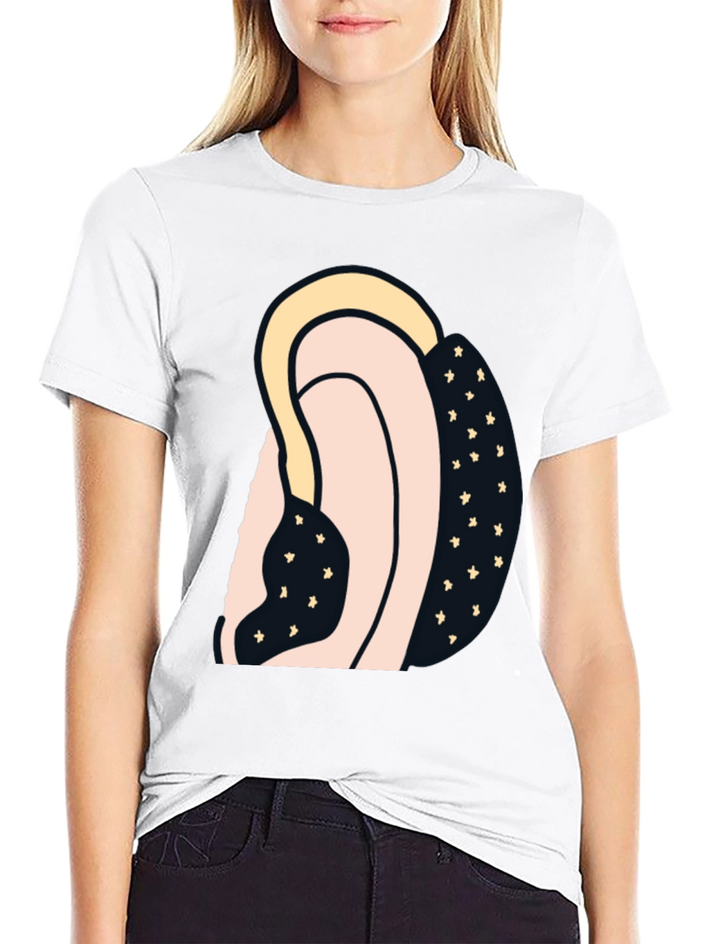Abstract Graphic Print T-Shirt