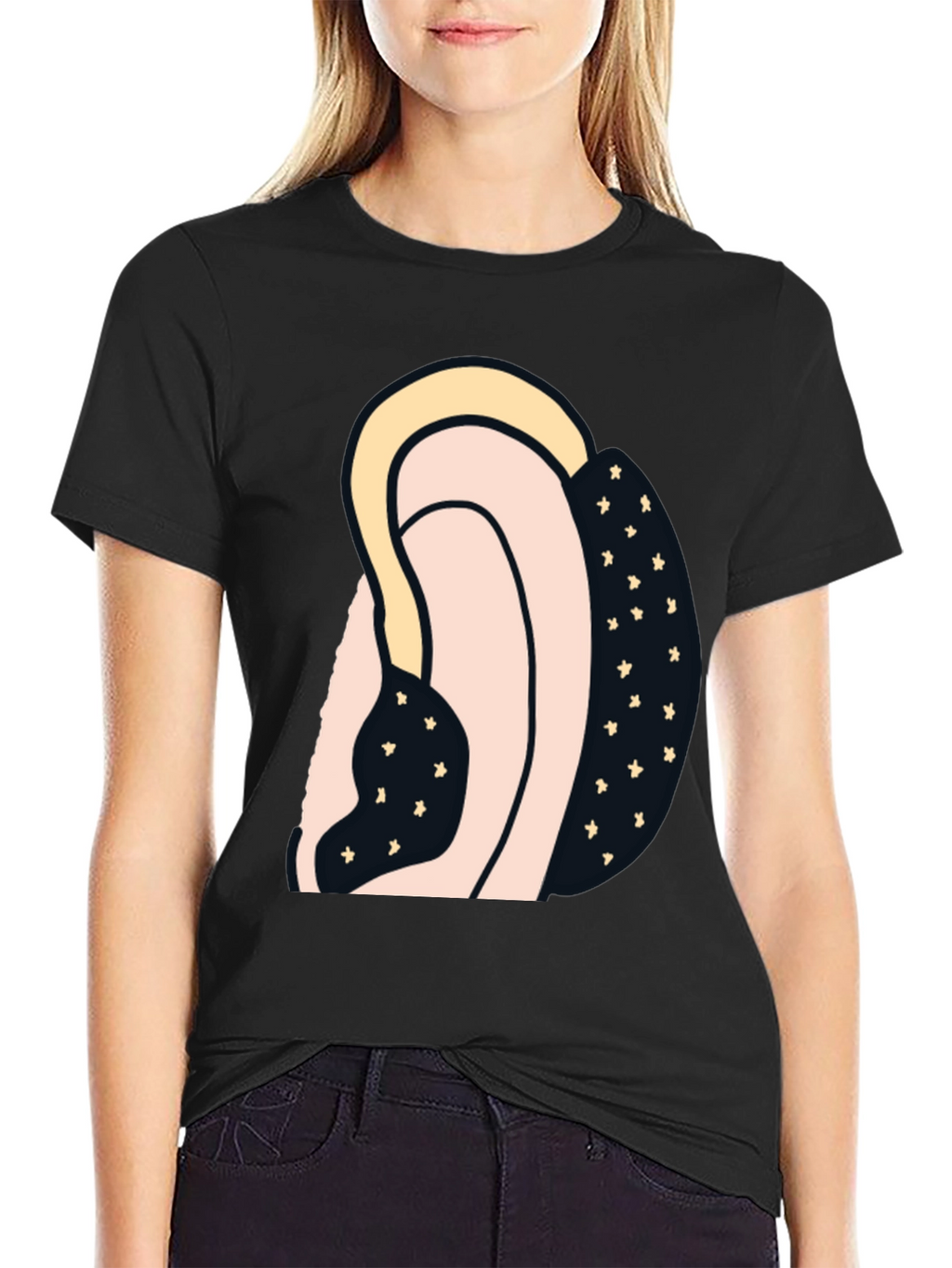 Abstract Graphic Print T-Shirt