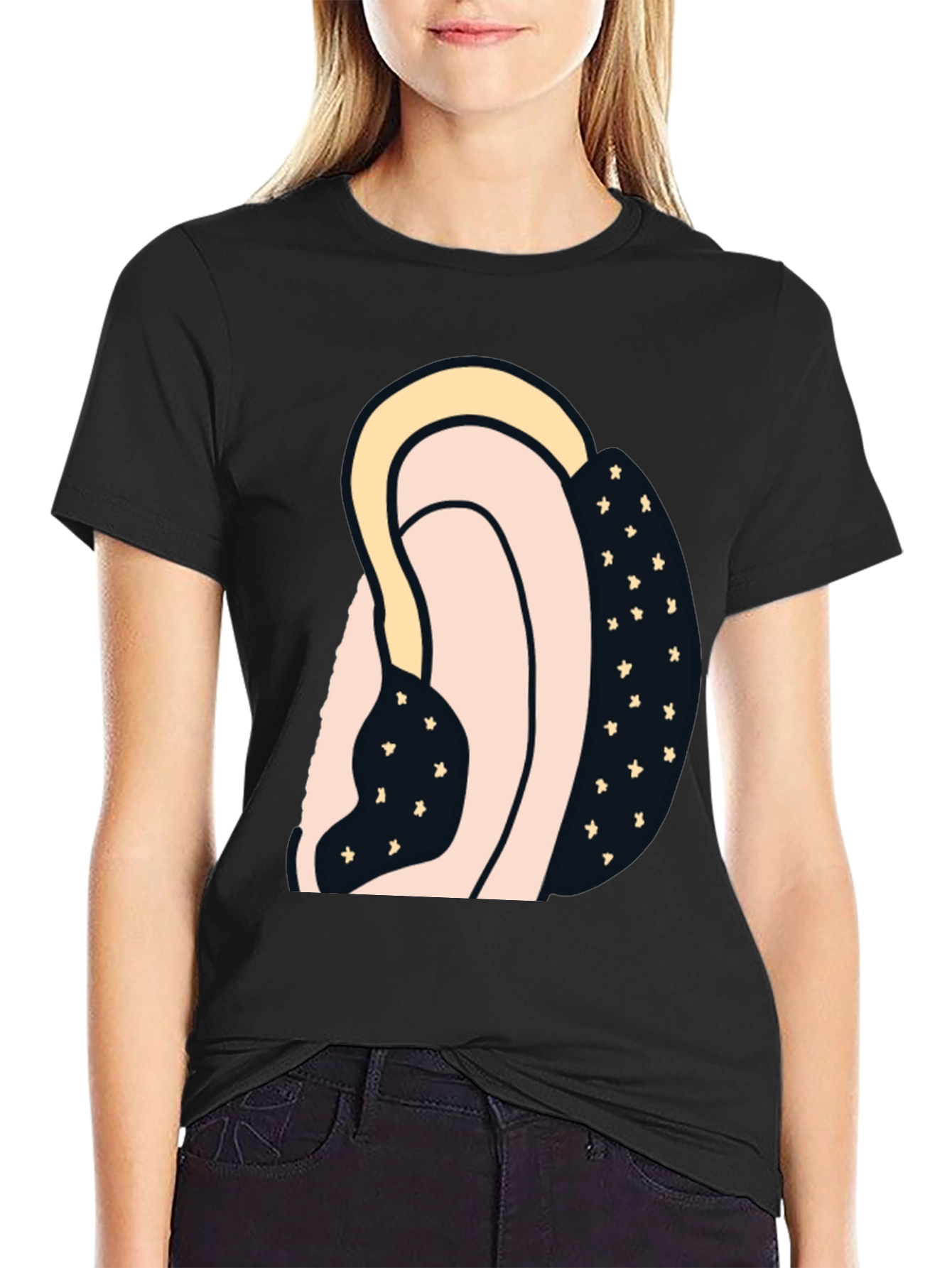 Abstract Graphic Print T-Shirt