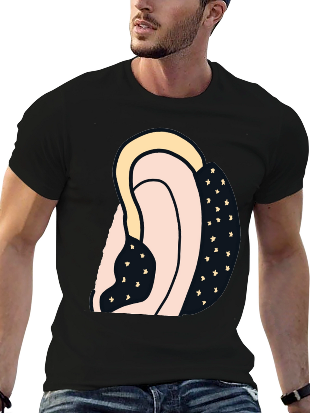 Abstract Graphic Print T-Shirt