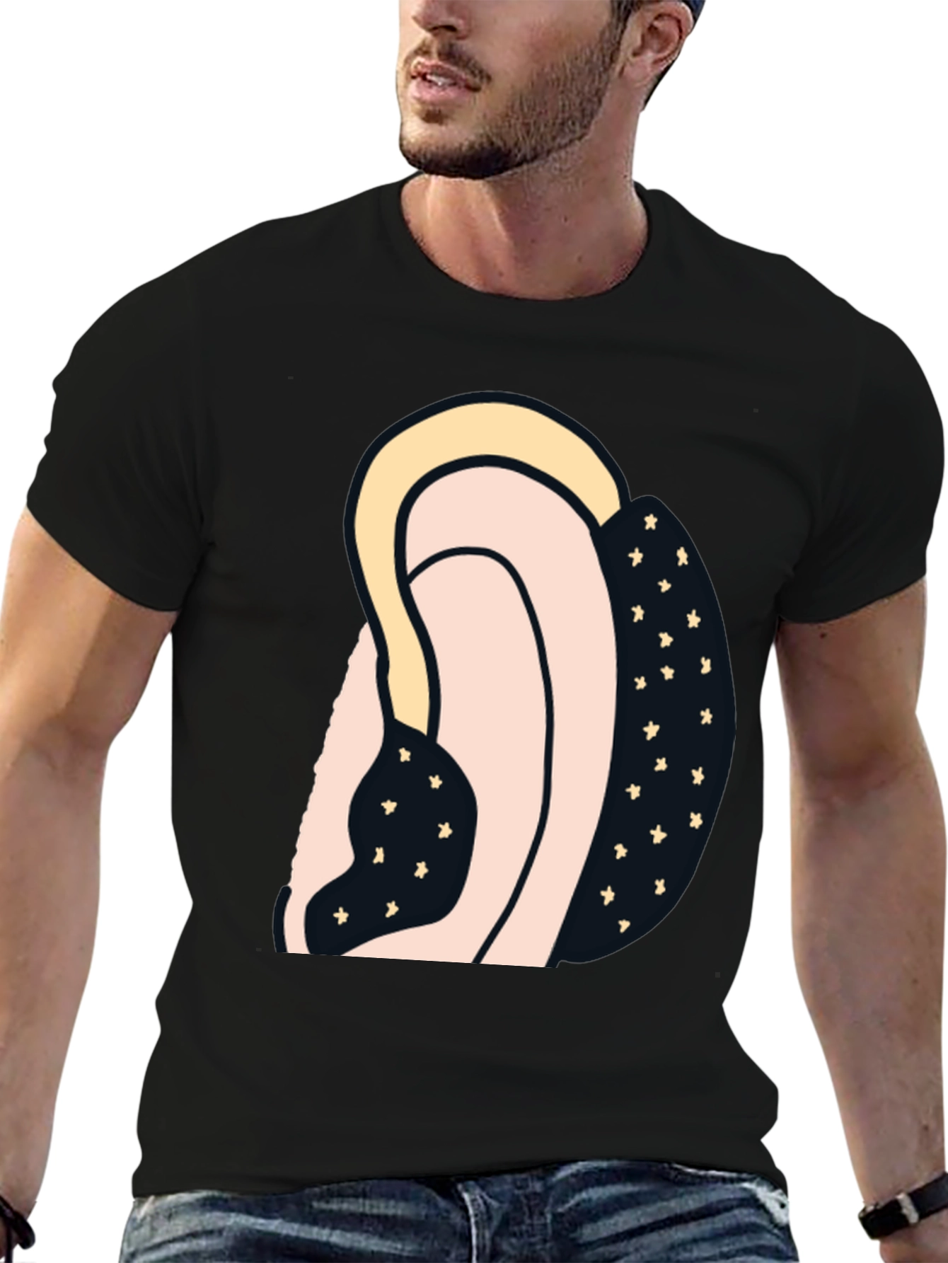 Abstract Graphic Print T-Shirt