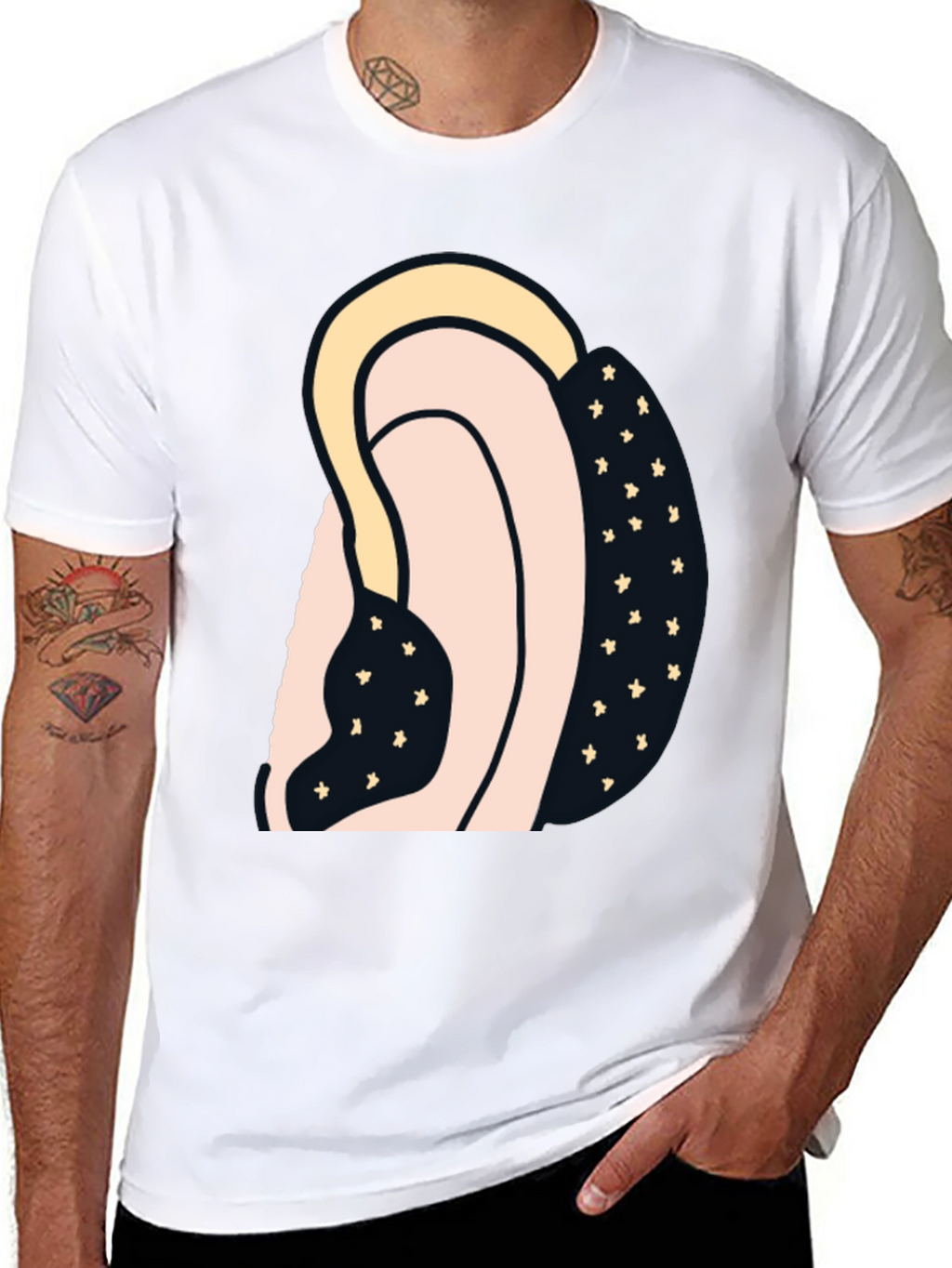 Abstract Graphic Print T-Shirt
