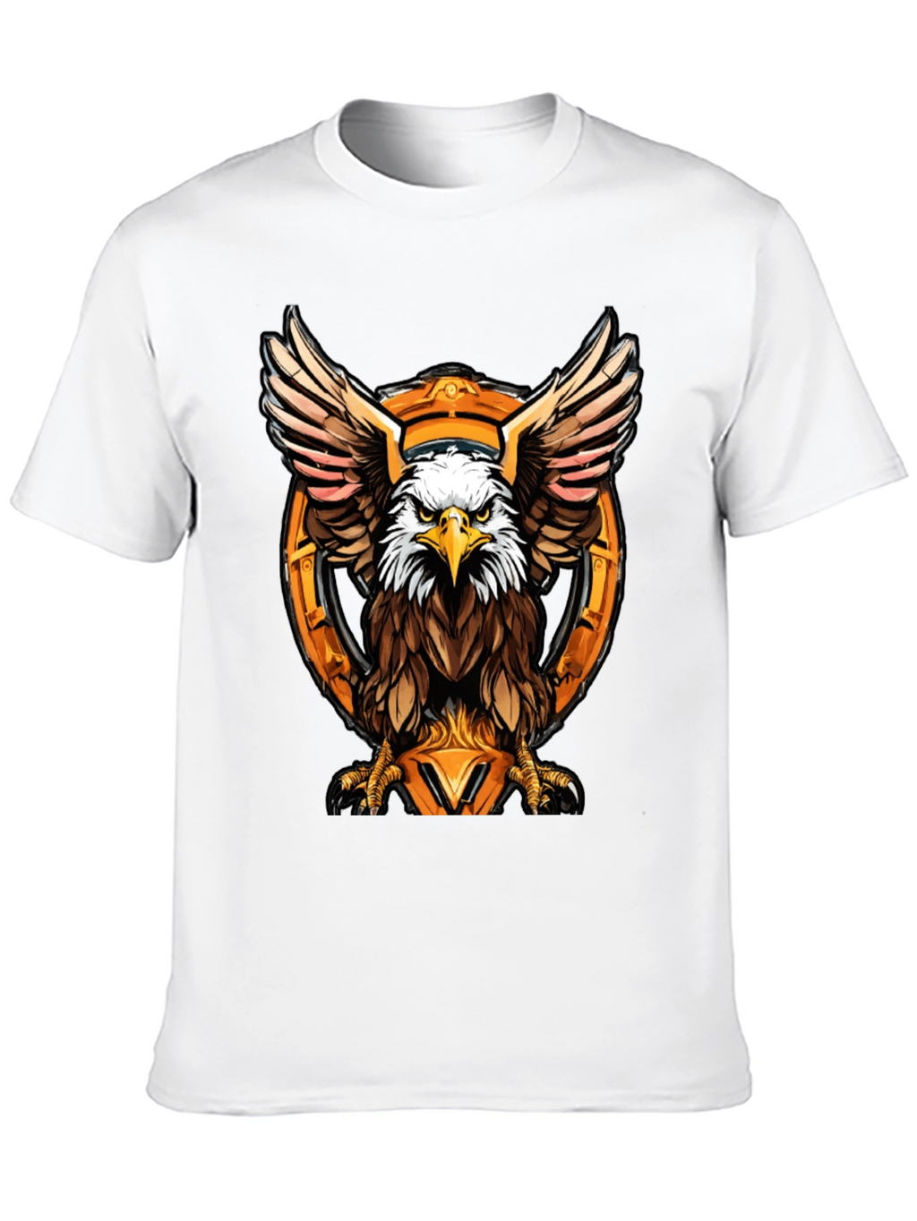 Eagle Graphic Tee - Bold Bird of Prey Design