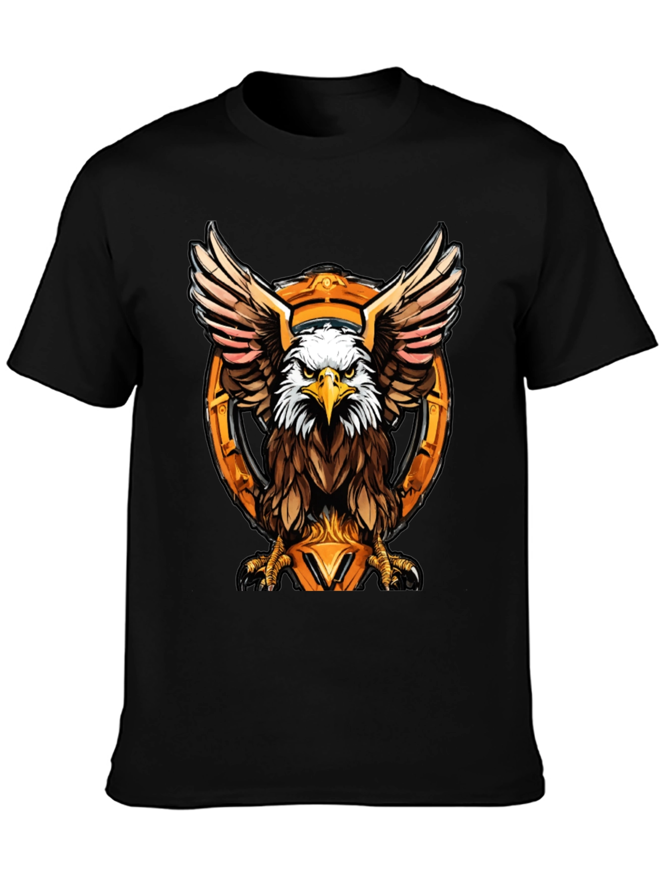 Eagle Graphic Tee - Bold Bird of Prey Design