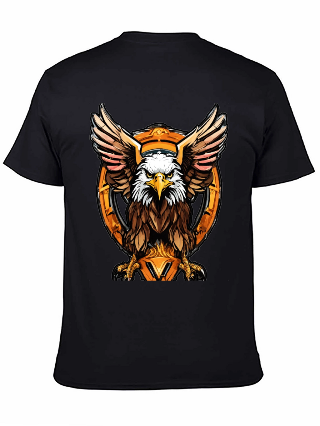 Eagle Graphic Tee - Bold Bird of Prey Design