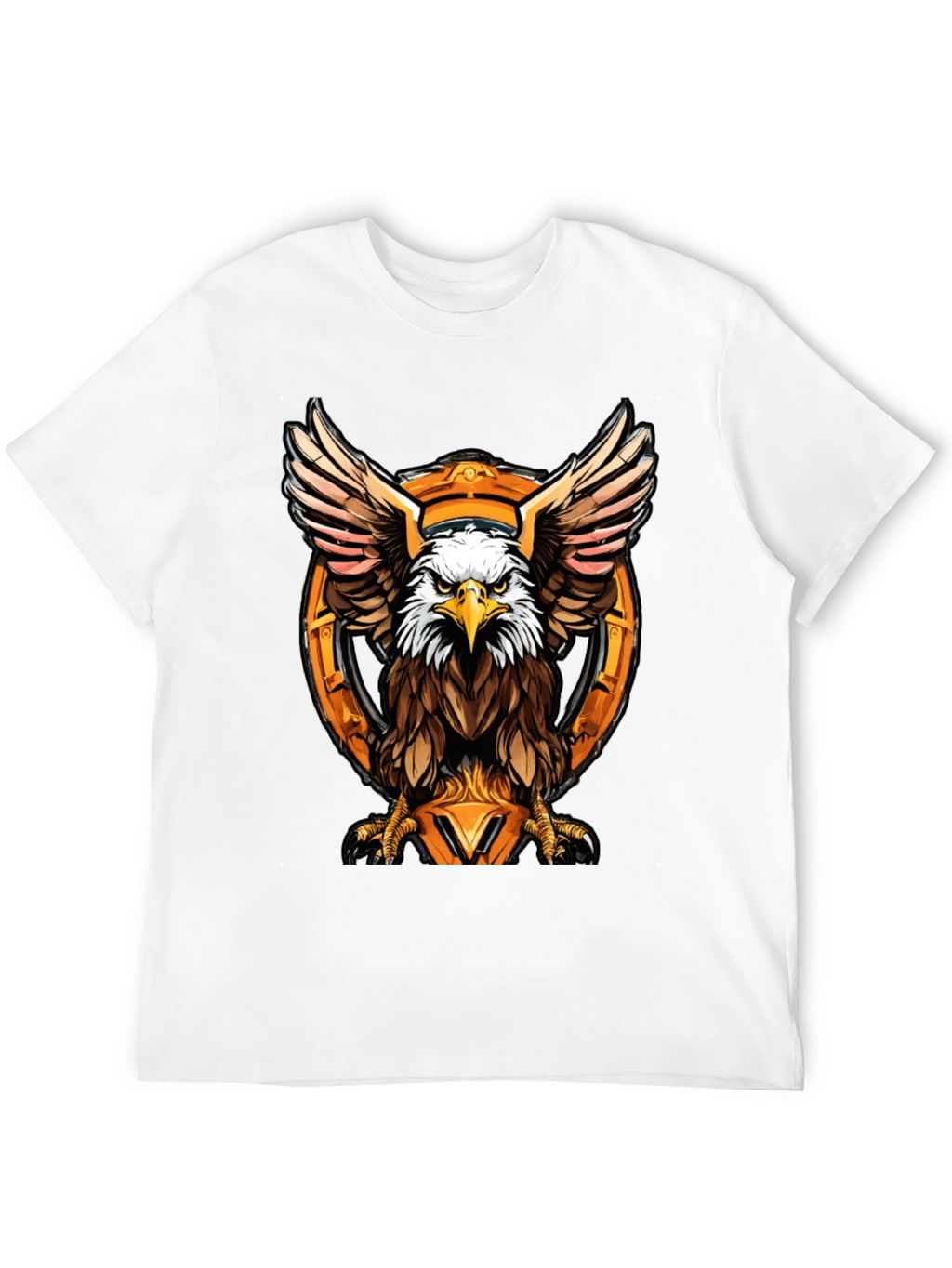 Eagle Graphic Tee - Bold Bird of Prey Design