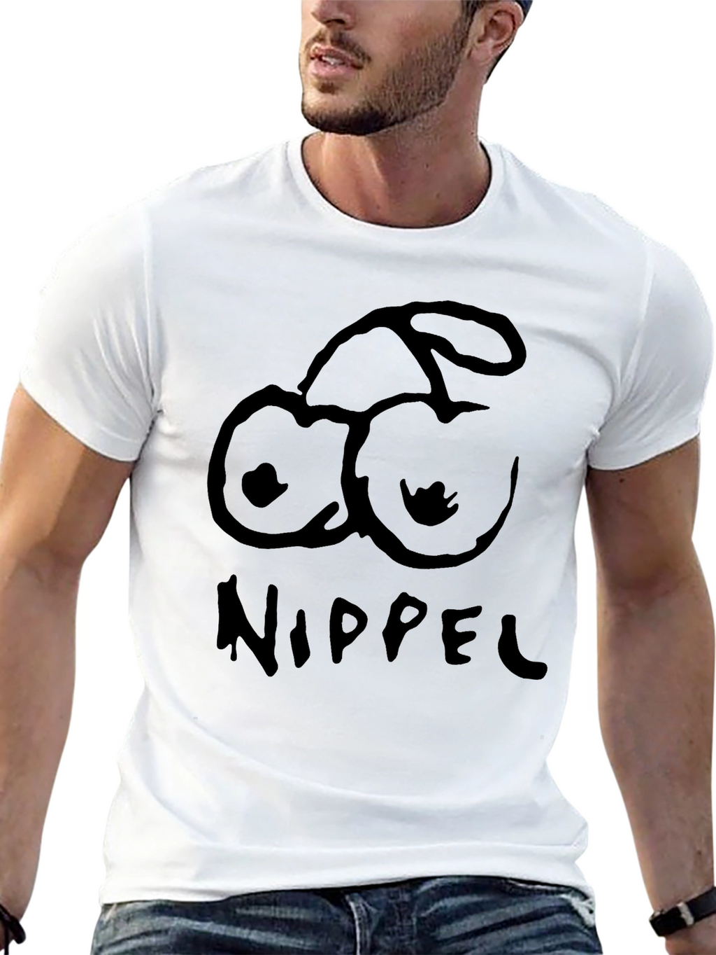Nippel Cherry T-Shirt - Funny Graphic Tee