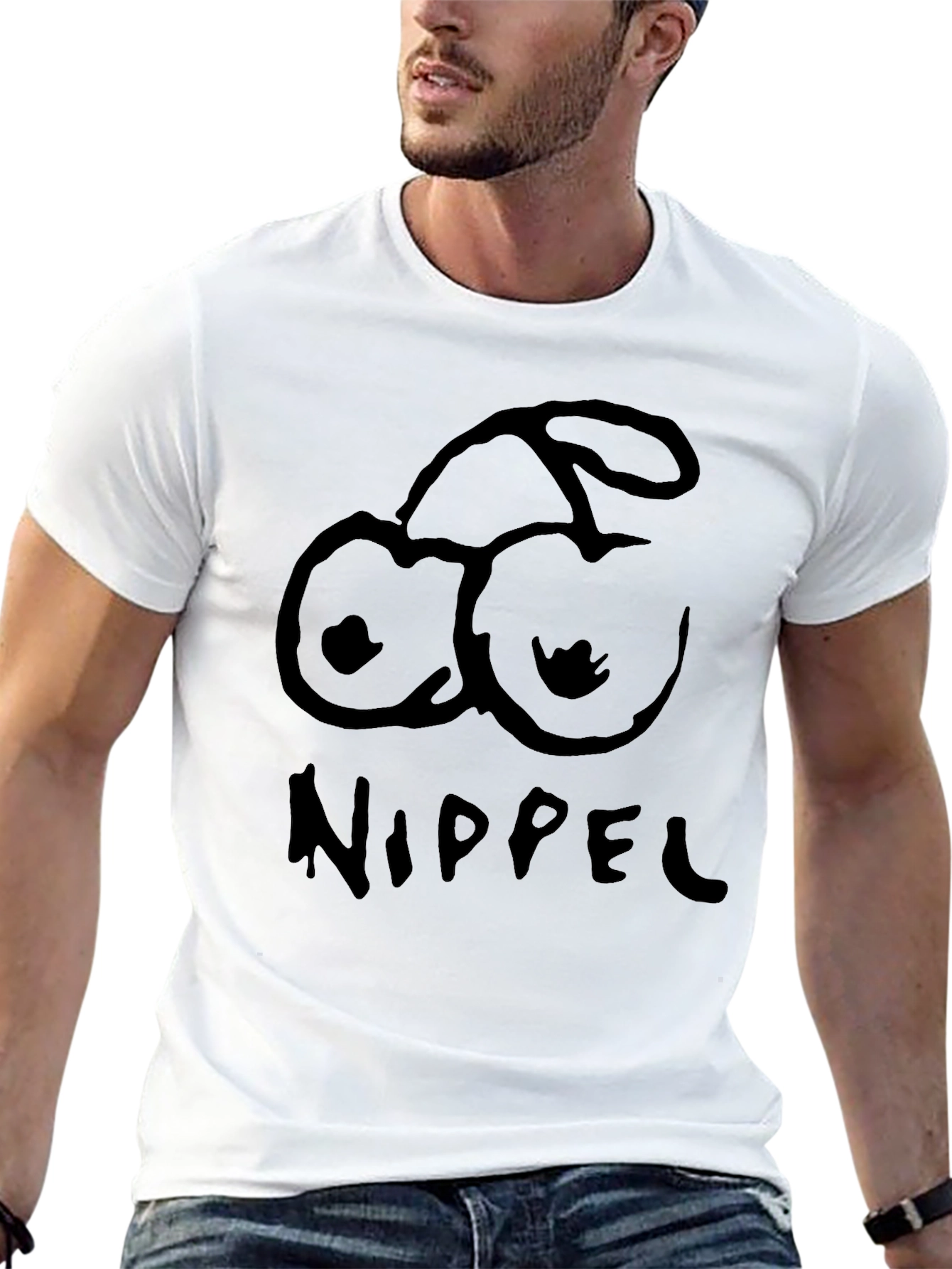 Nippel Cherry T-Shirt - Funny Graphic Tee