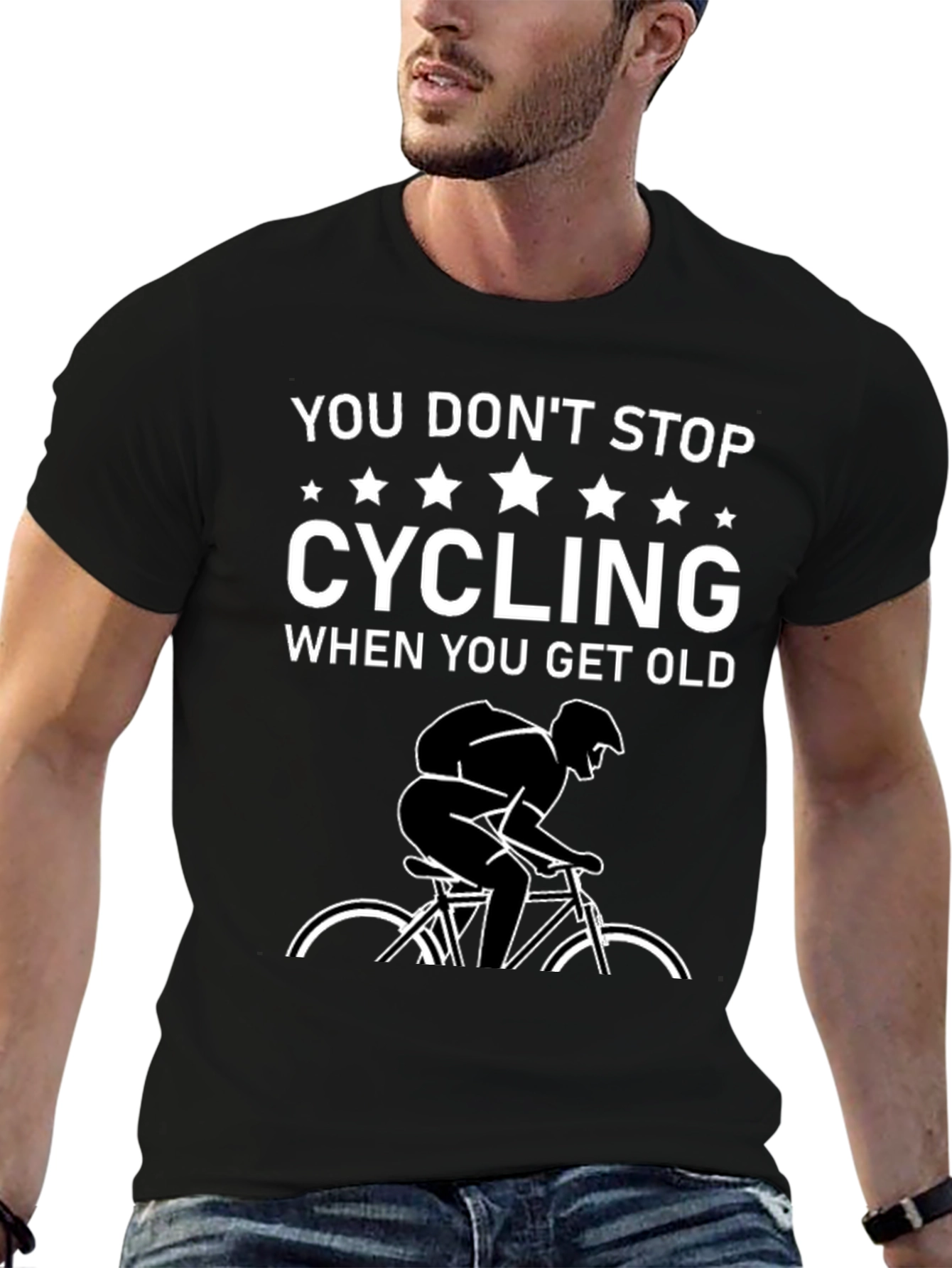 Cycling T-Shirt - You Dont Stop Cycling