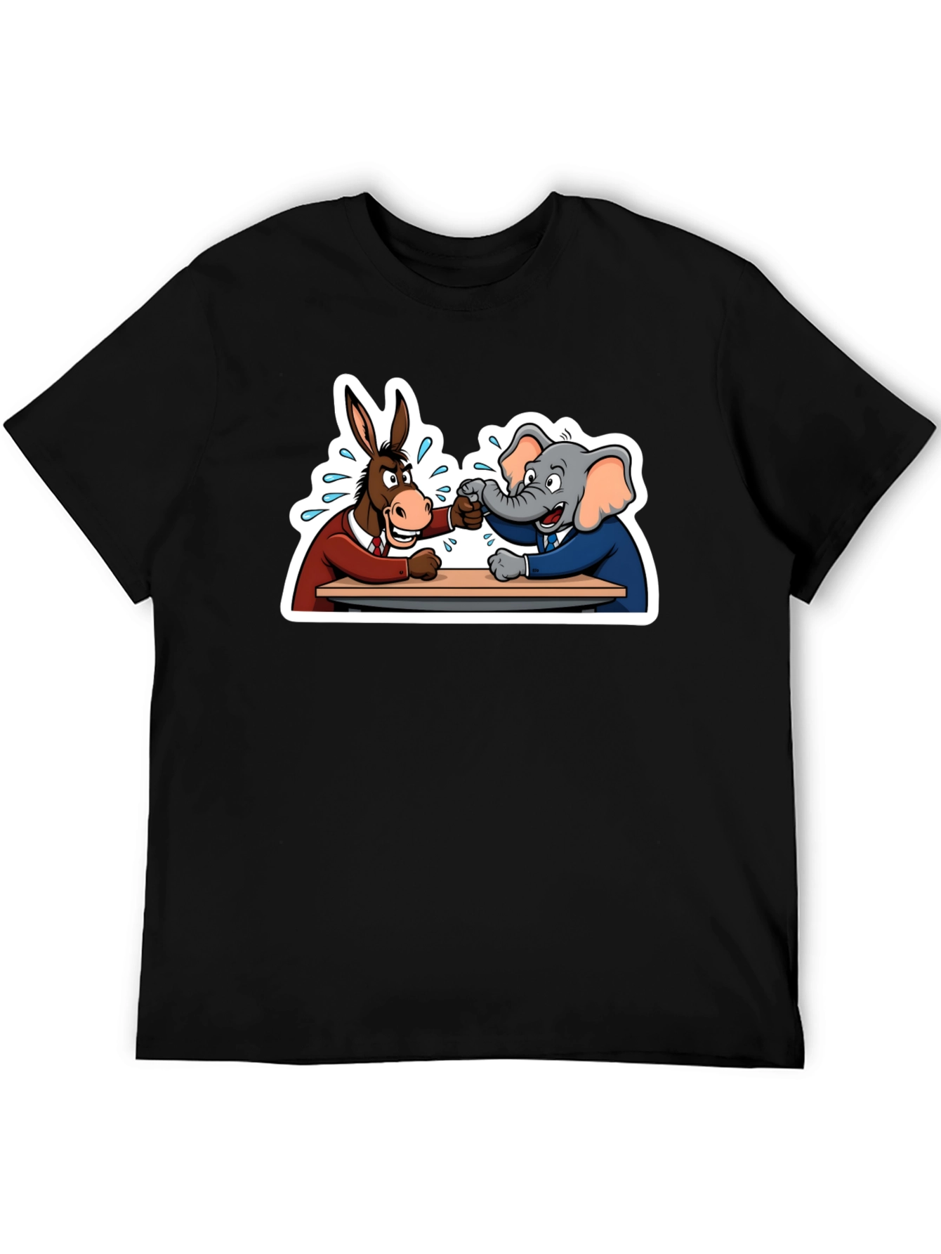 Political Animals Fist Bump Graphic Tee