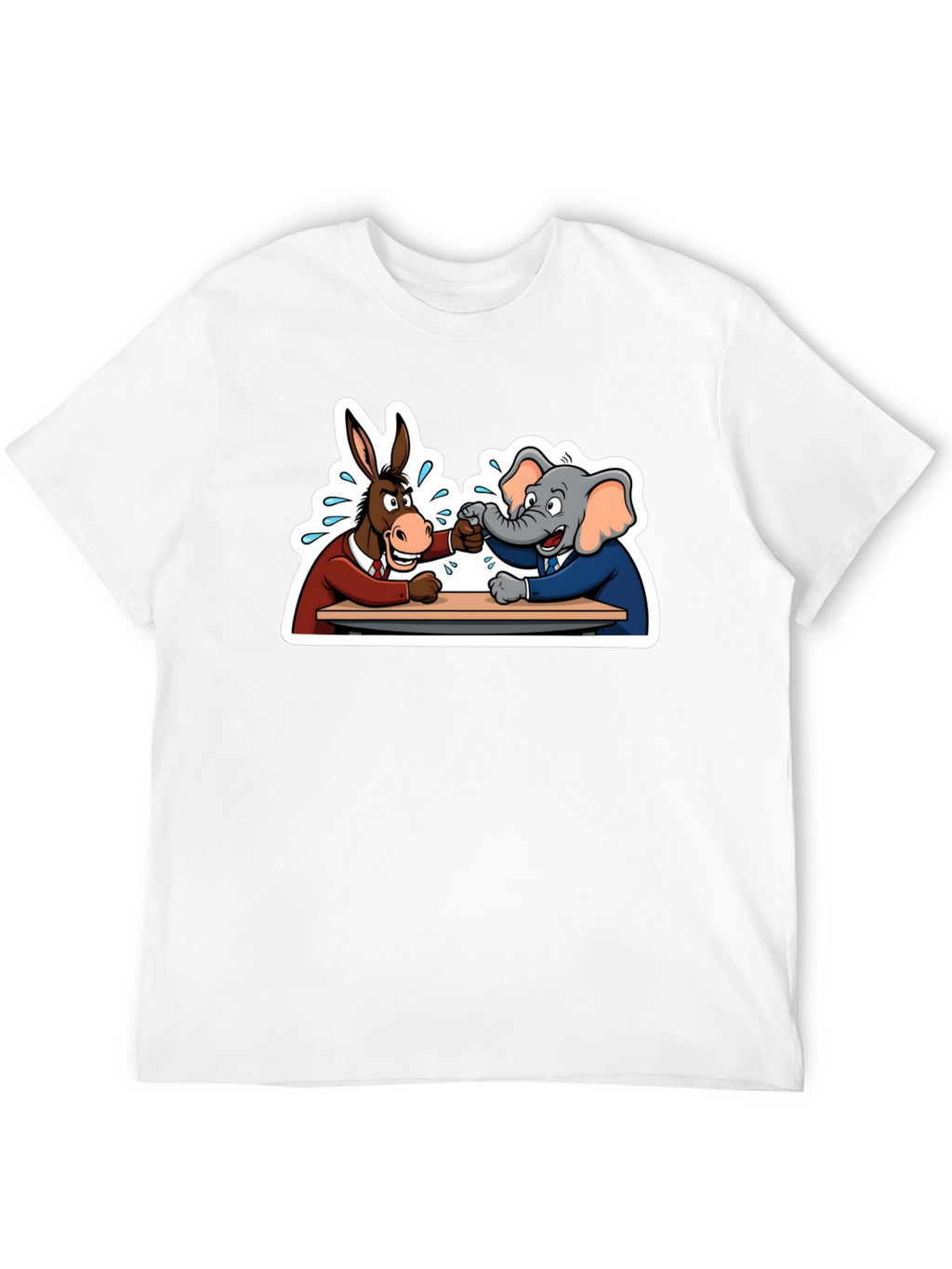 Political Animals Fist Bump Graphic Tee