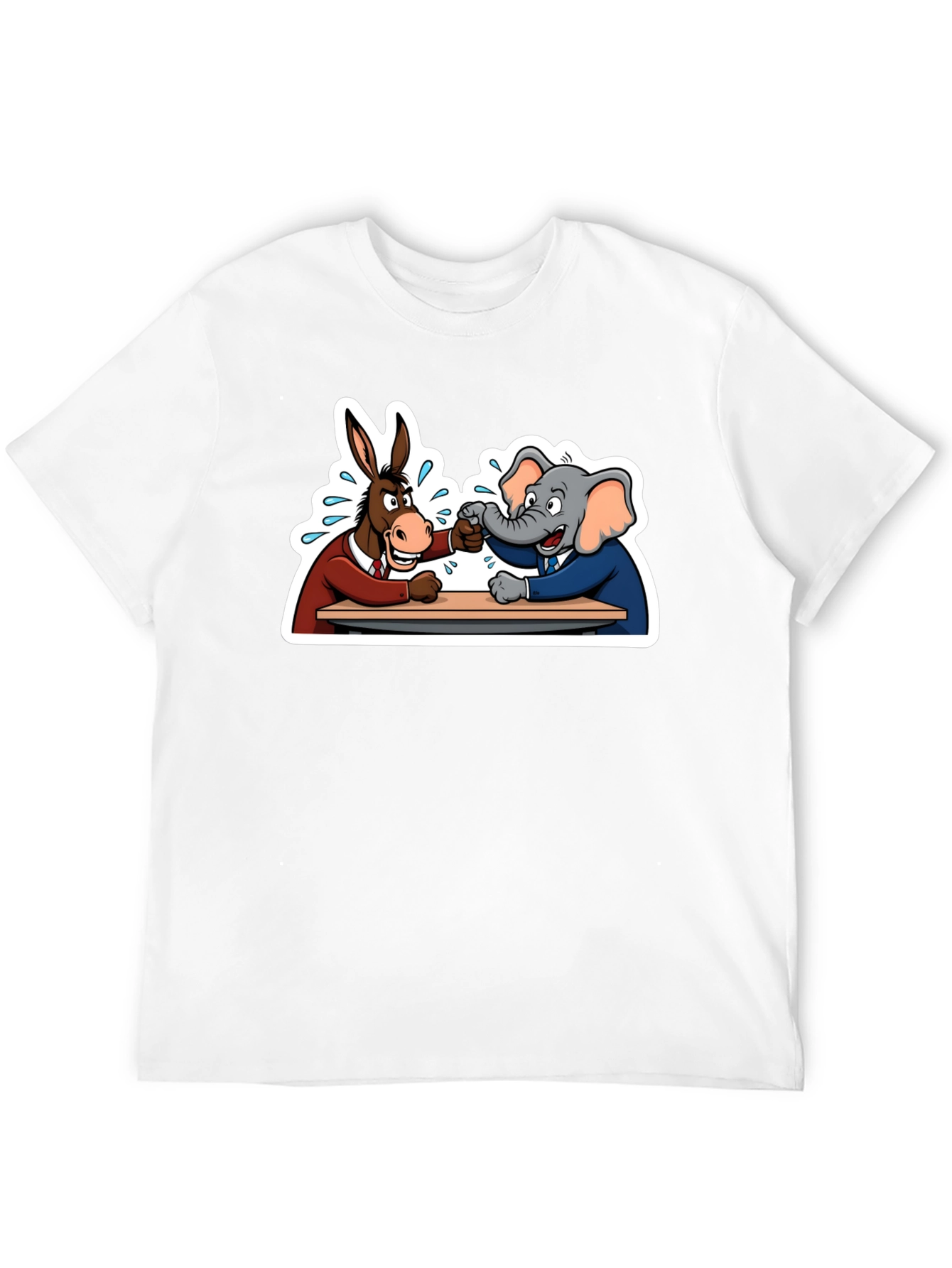 Political Animals Fist Bump Graphic Tee
