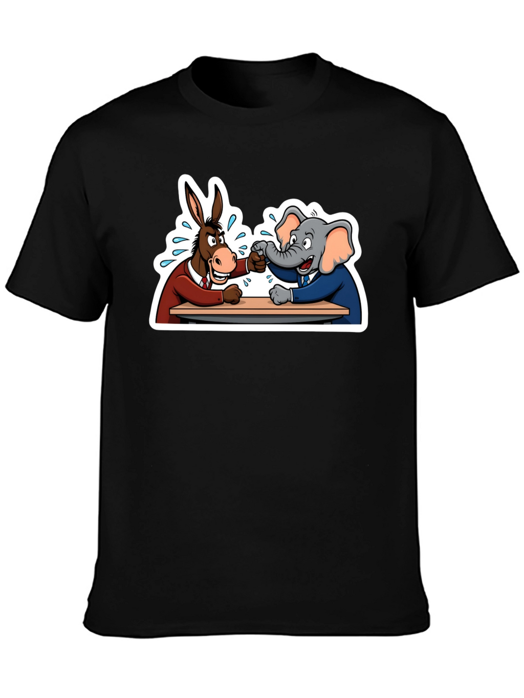 Political Animals Fist Bump Graphic Tee