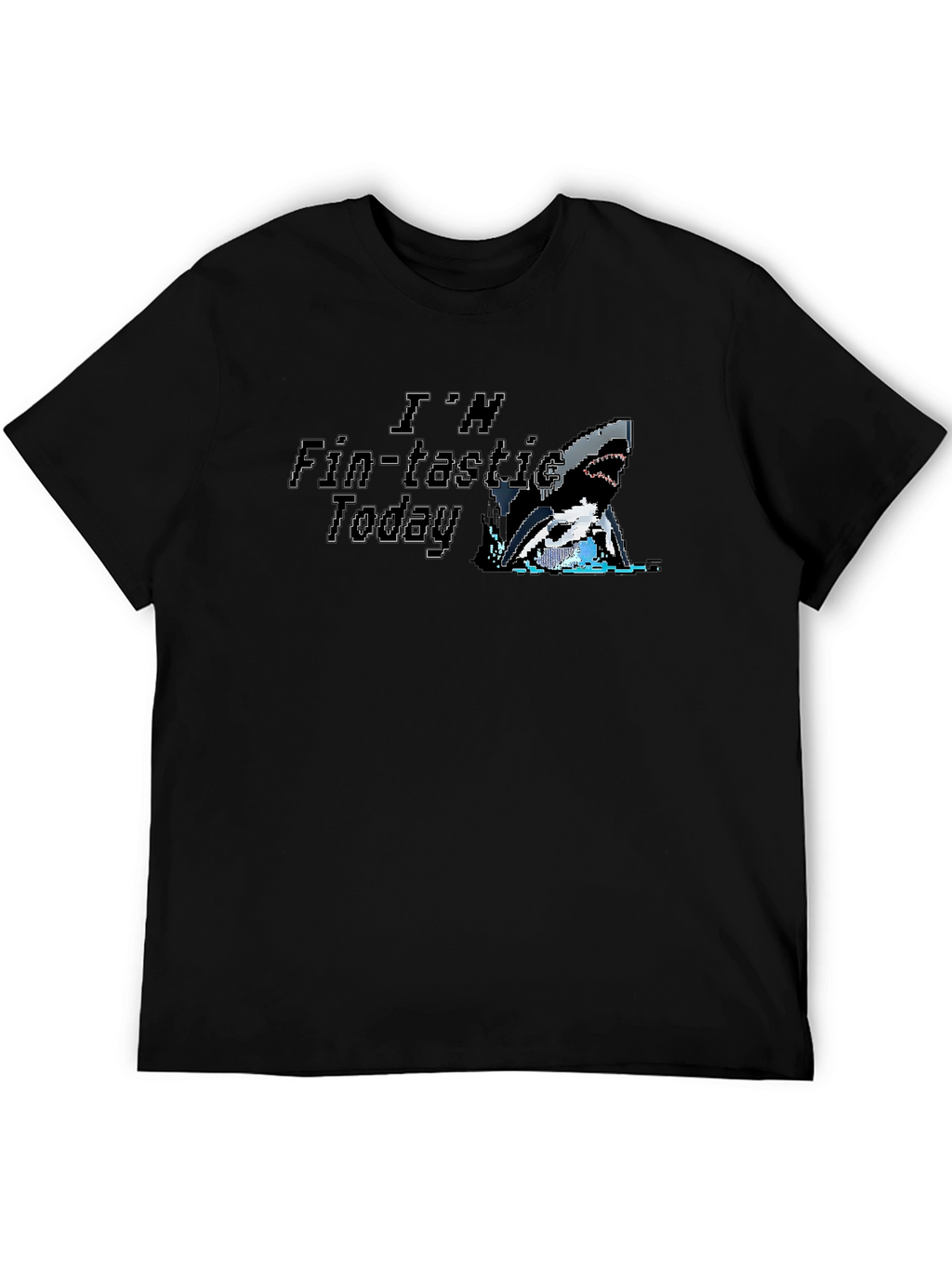 Fin-tastic Today Shark Graphic T-Shirt