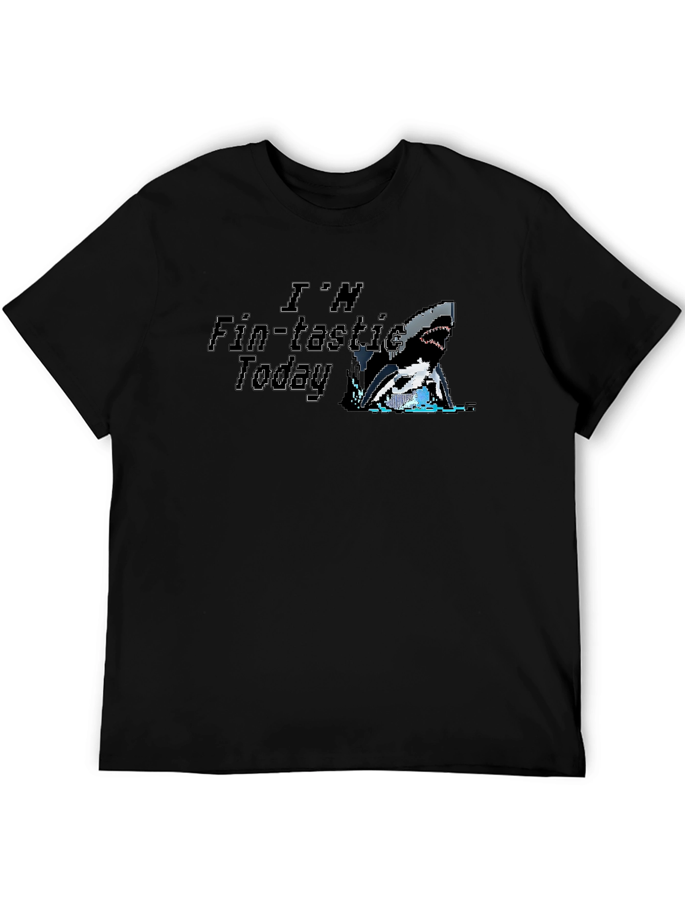 Fin-tastic Today Shark Graphic T-Shirt