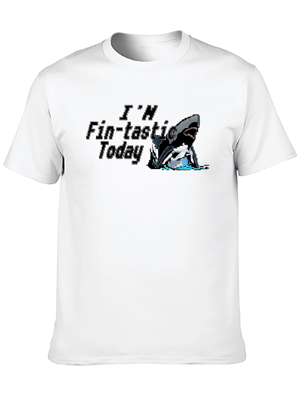 Fin-tastic Today Shark Graphic T-Shirt