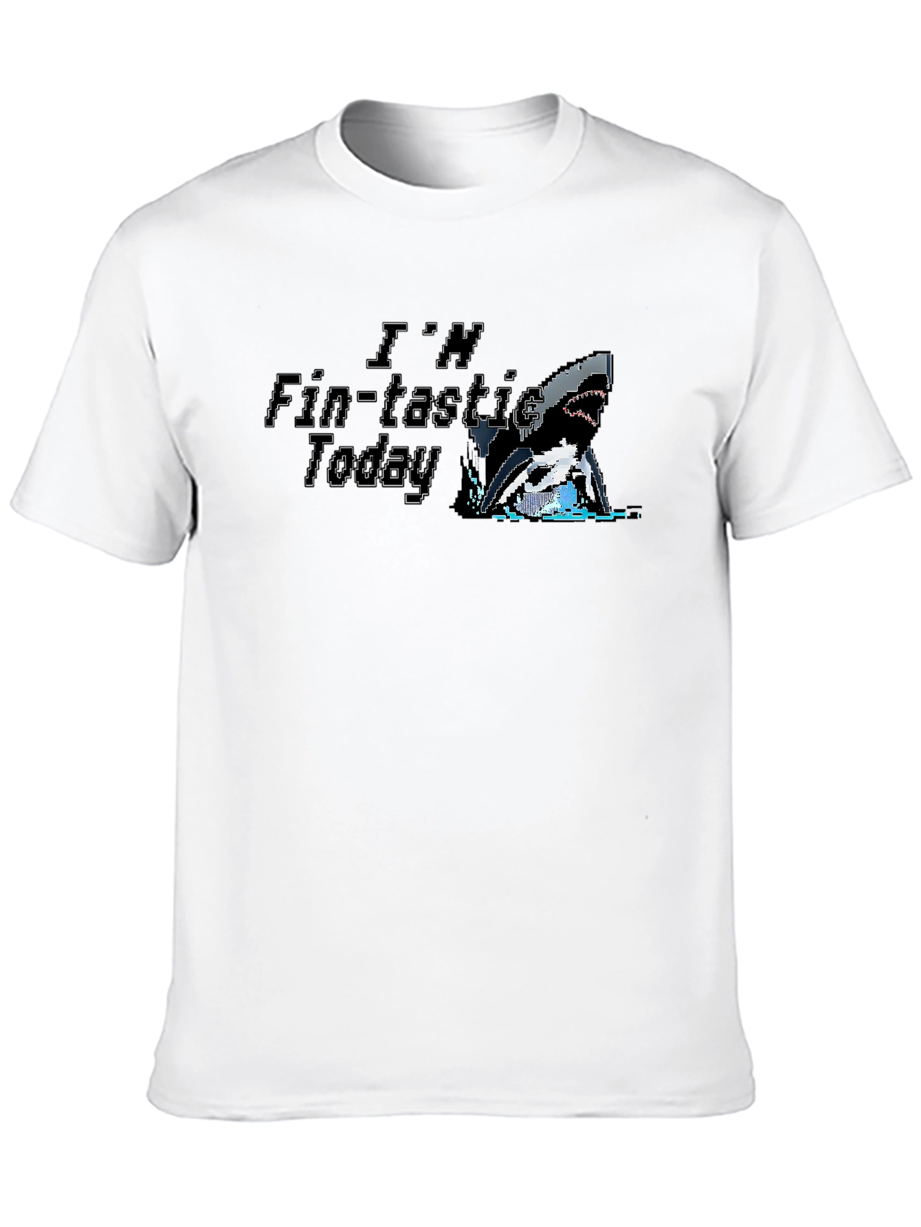 Fin-tastic Today Shark Graphic T-Shirt