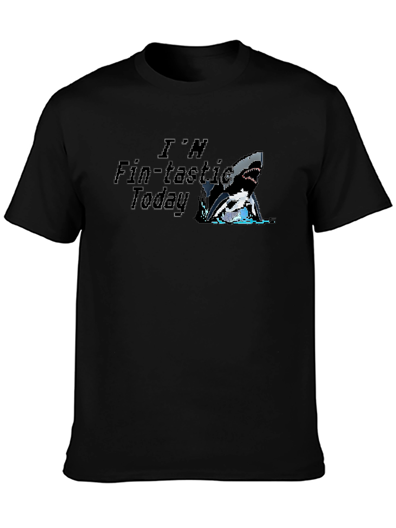 Fin-tastic Today Shark Graphic T-Shirt