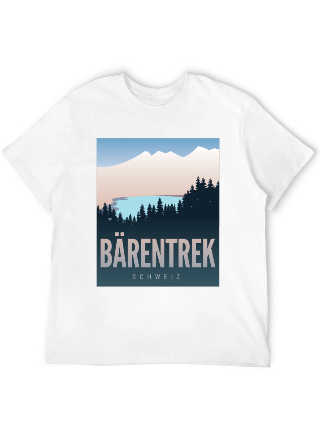 Barentrek Schweiz Graphic T-Shirt - Adventure Awaits!