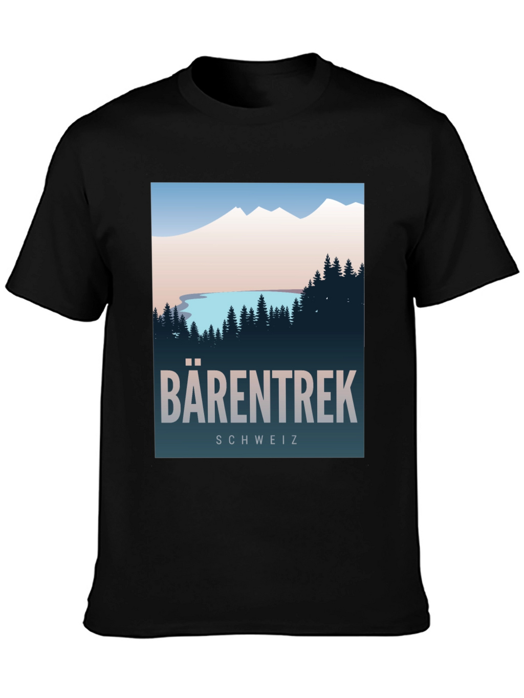 Barentrek Schweiz Graphic T-Shirt - Adventure Awaits!