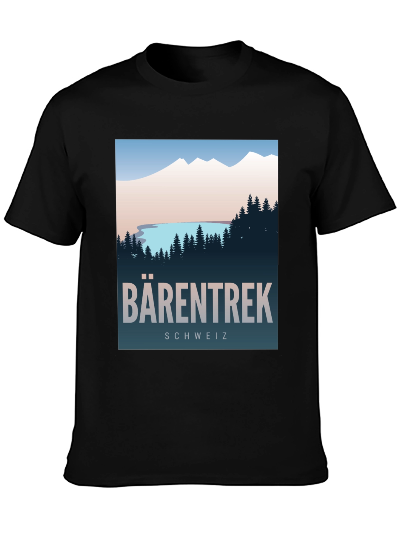 Barentrek Schweiz Graphic T-Shirt - Adventure Awaits!
