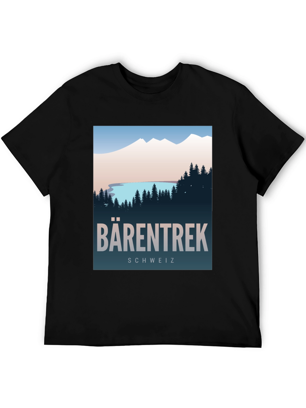 Barentrek Schweiz Graphic T-Shirt - Adventure Awaits!