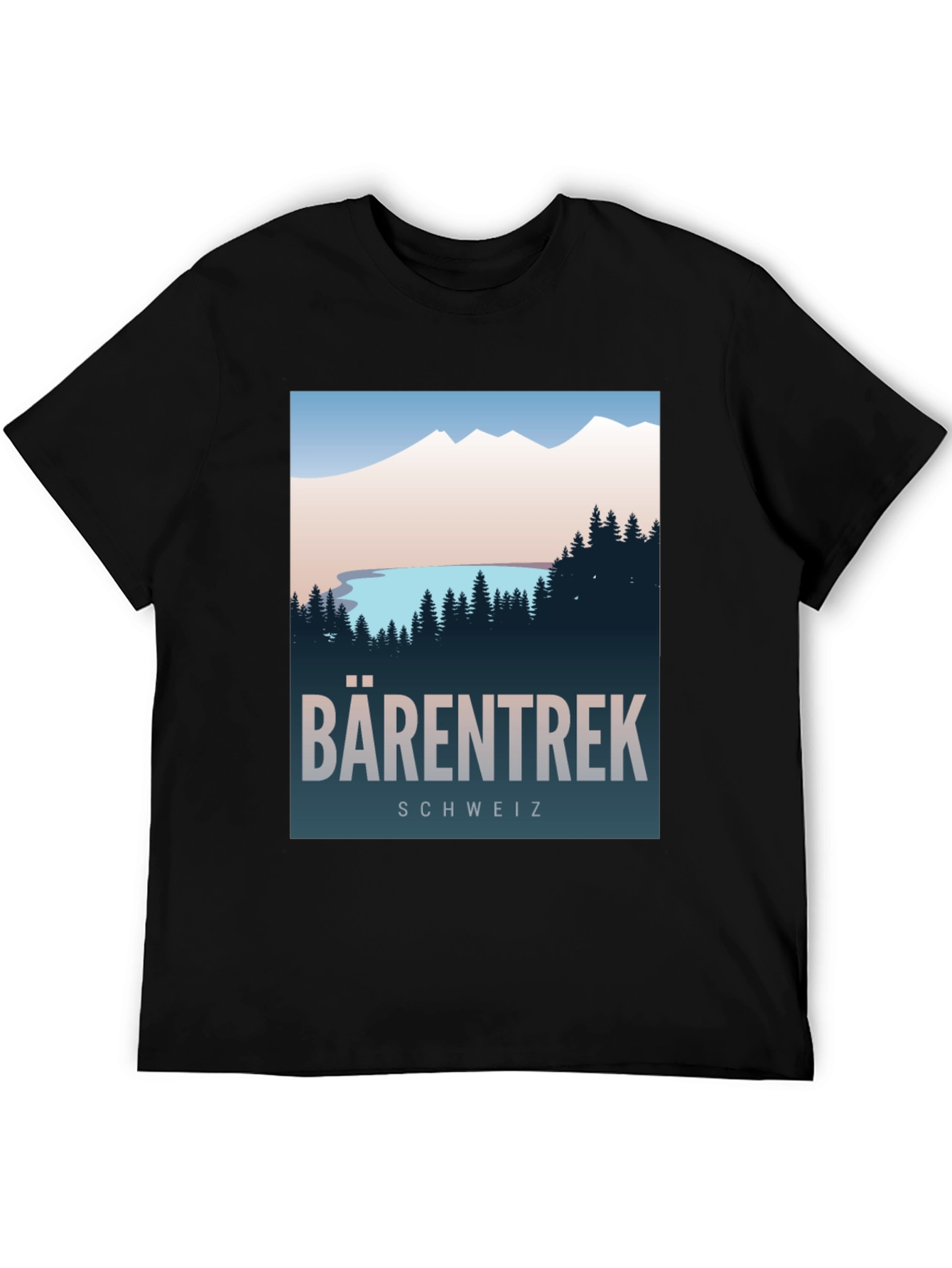 Barentrek Schweiz Graphic T-Shirt - Adventure Awaits!