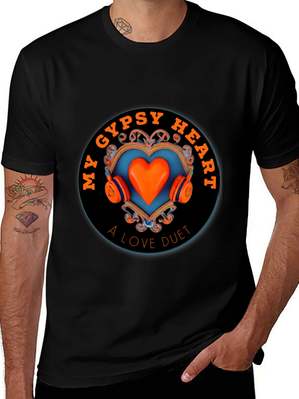 My Gypsy Heart T-Shirt - Music Lover Tee