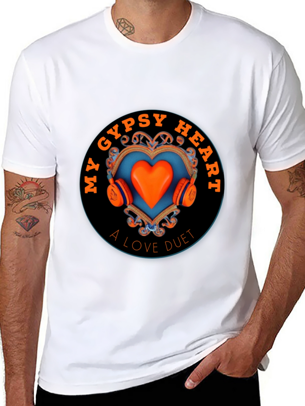 My Gypsy Heart T-Shirt - Music Lover Tee