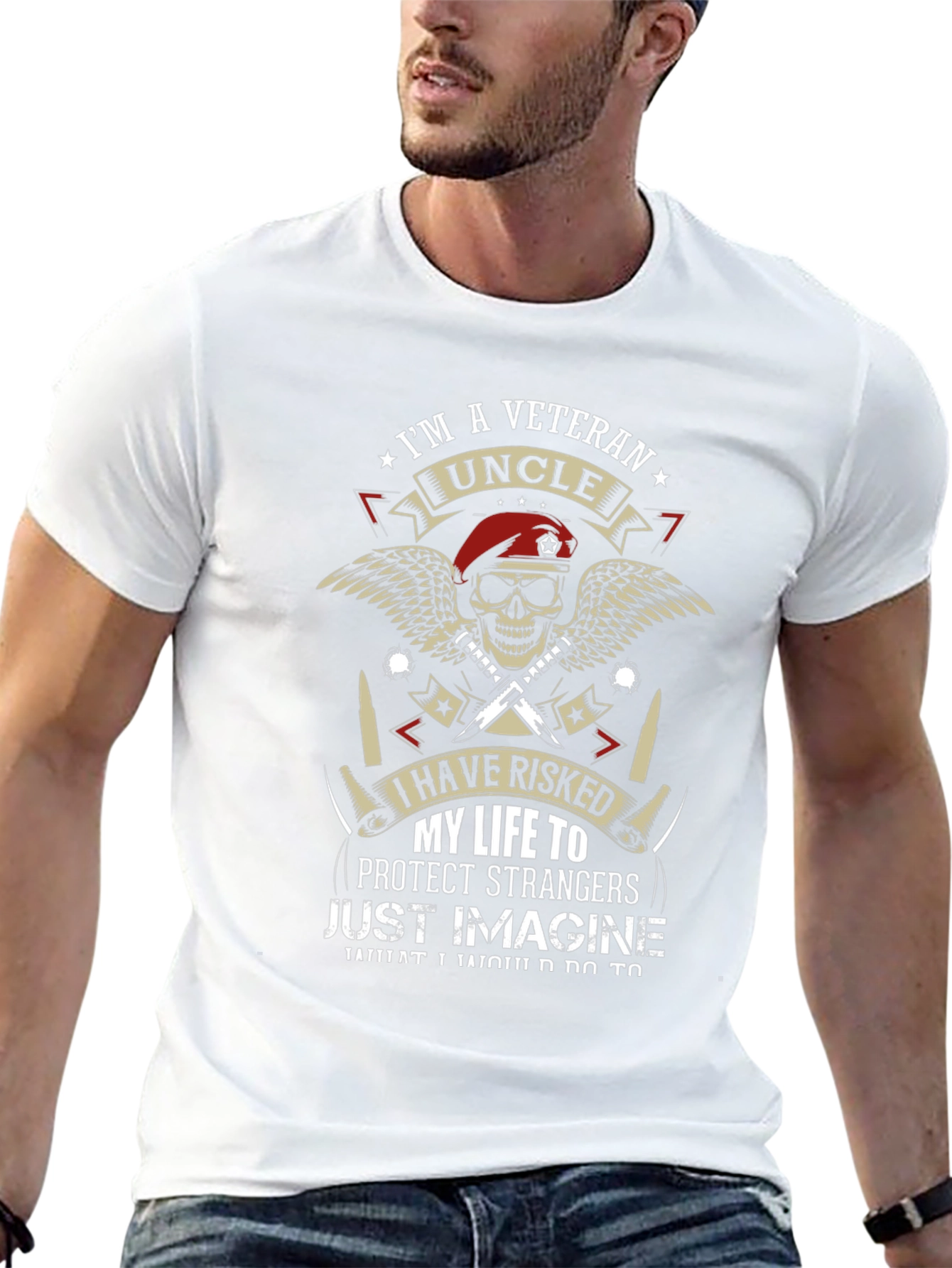Veteran Uncle Graphic T-Shirt