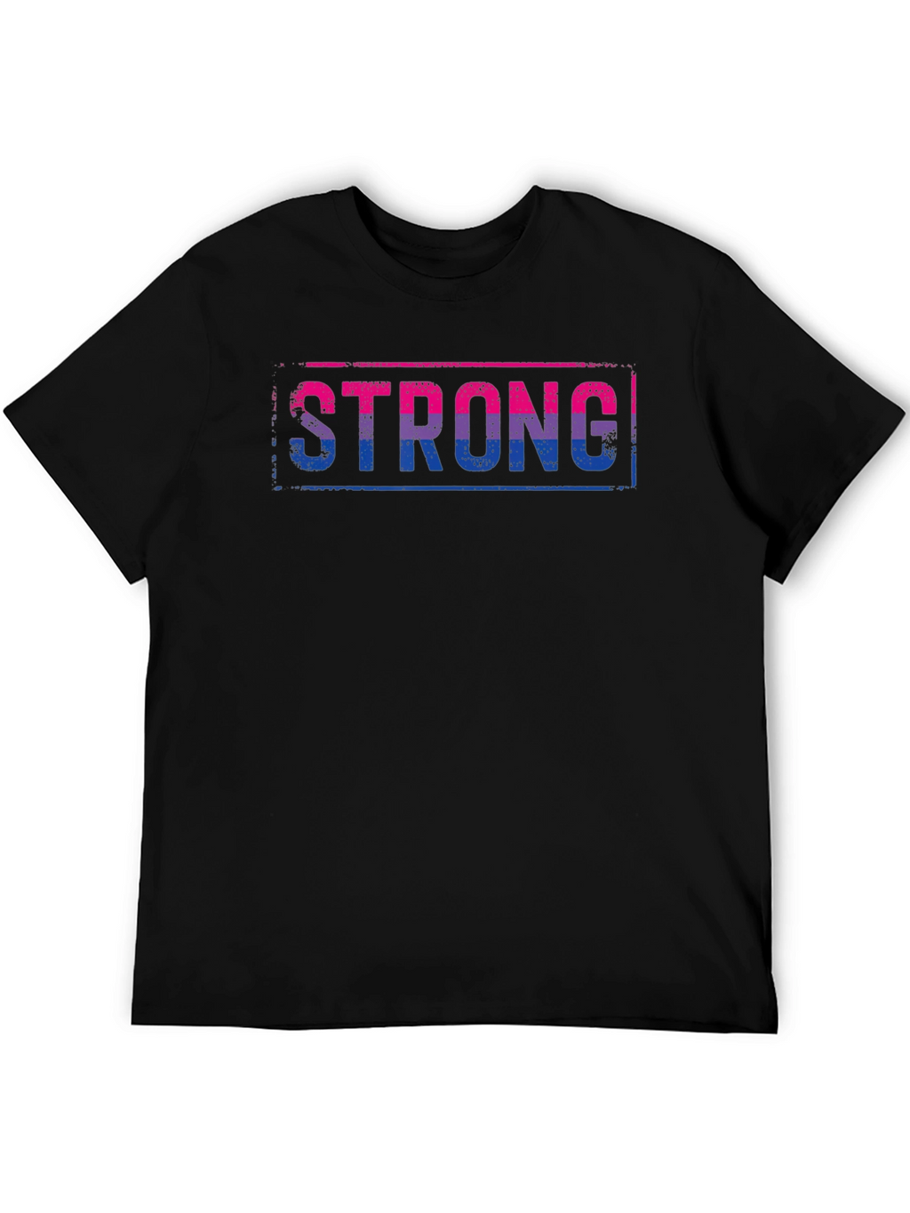 Bisexual Pride STRONG Graphic T-Shirt