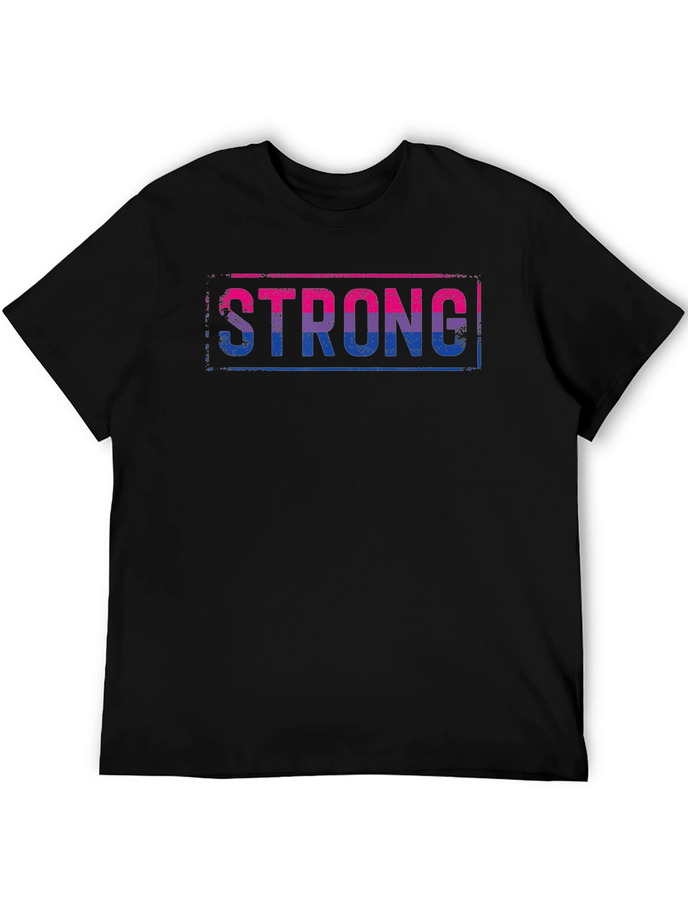 Bisexual Pride STRONG Graphic T-Shirt