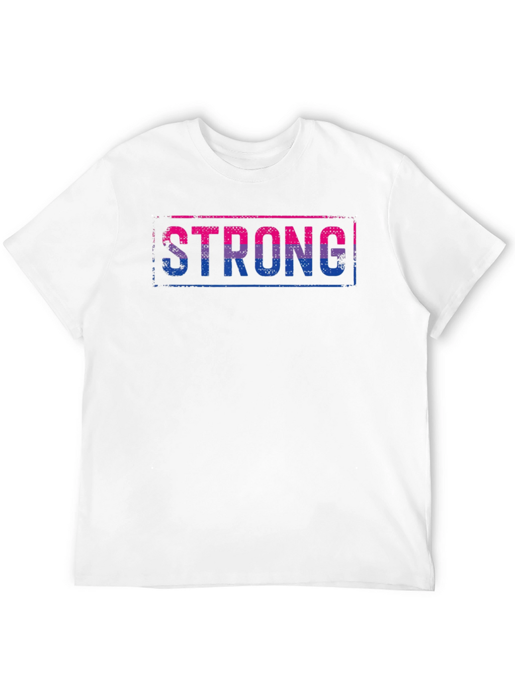 Bisexual Pride STRONG Graphic T-Shirt