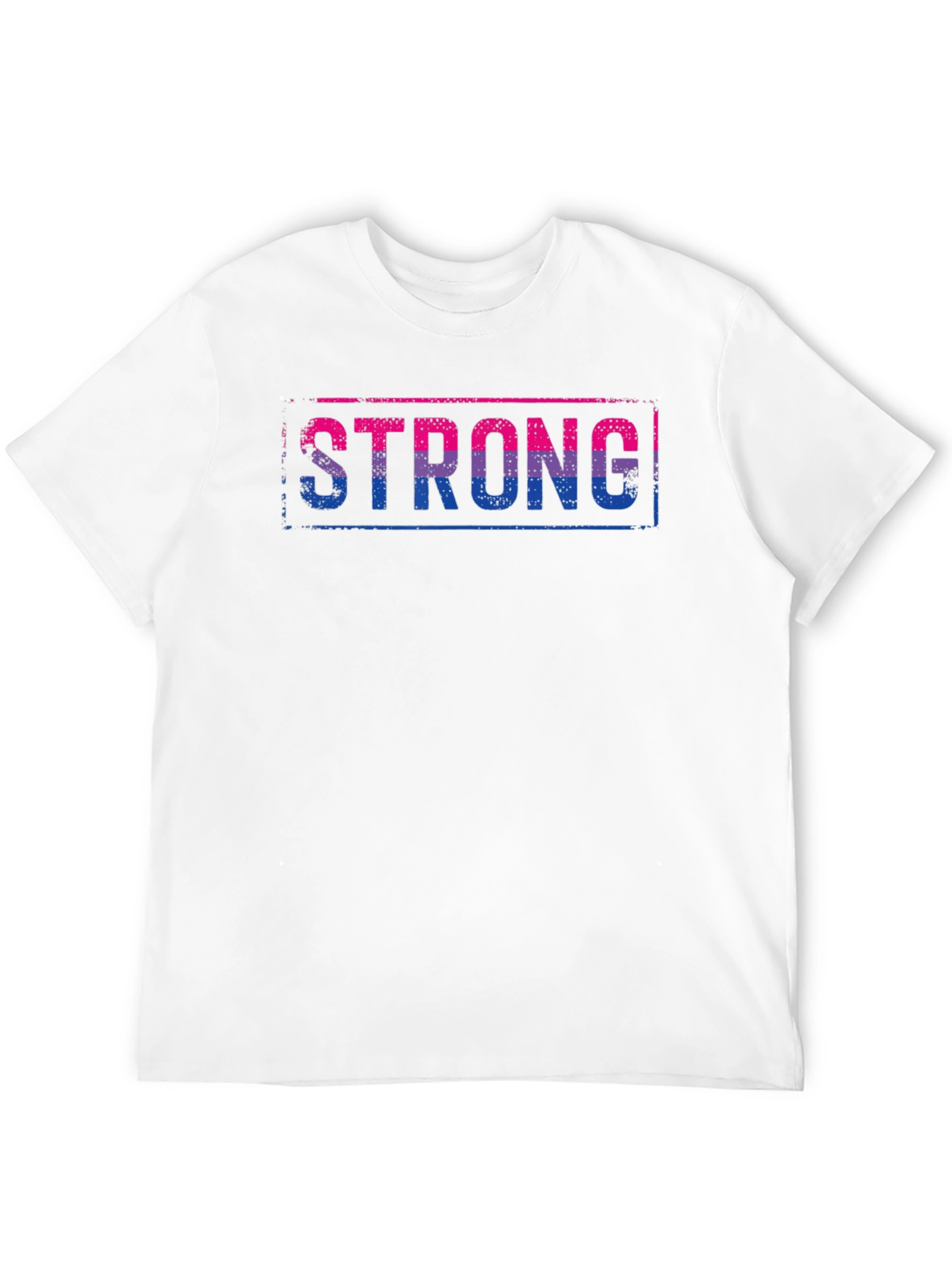 Bisexual Pride STRONG Graphic T-Shirt