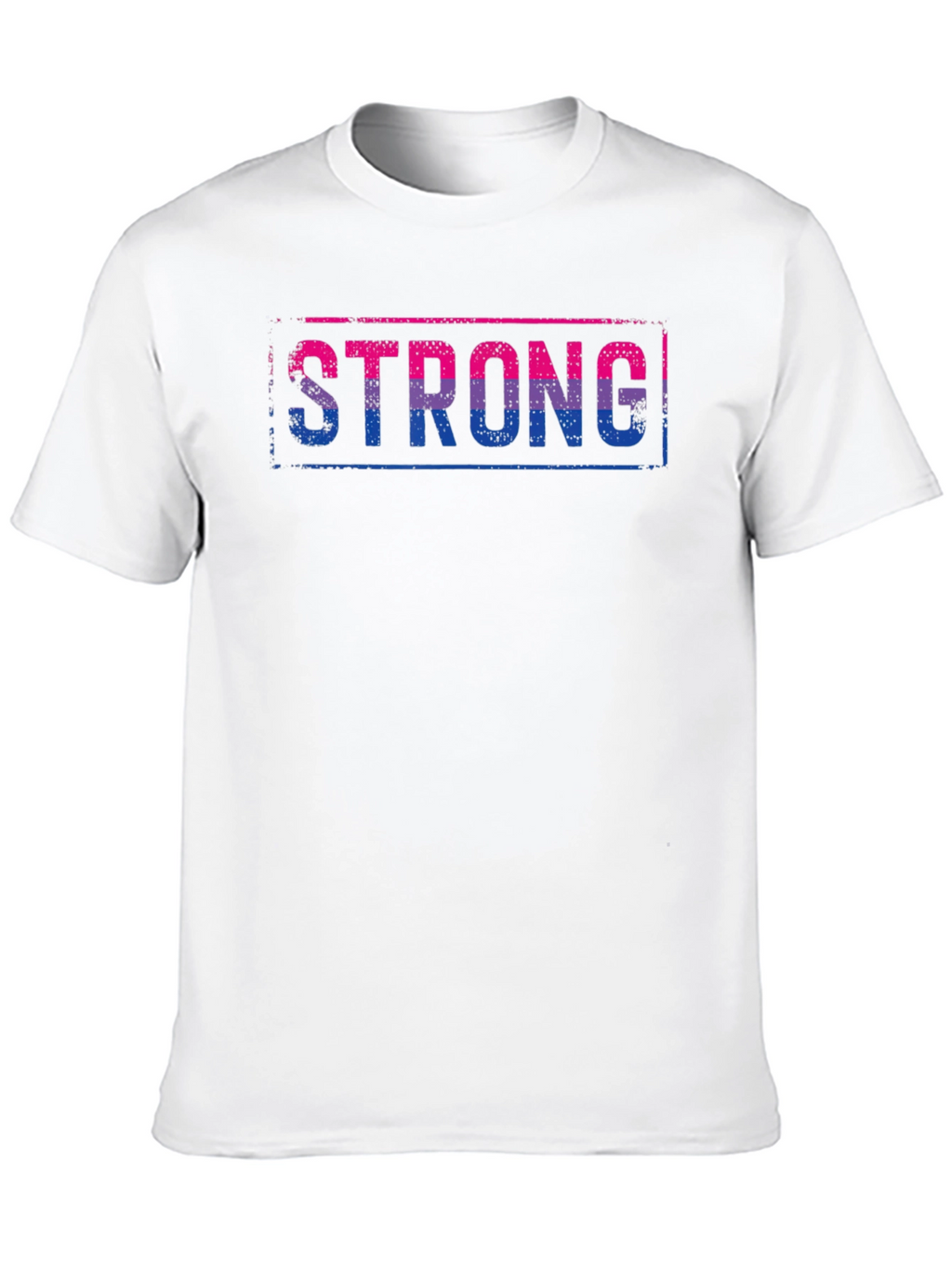 Bisexual Pride STRONG Graphic T-Shirt