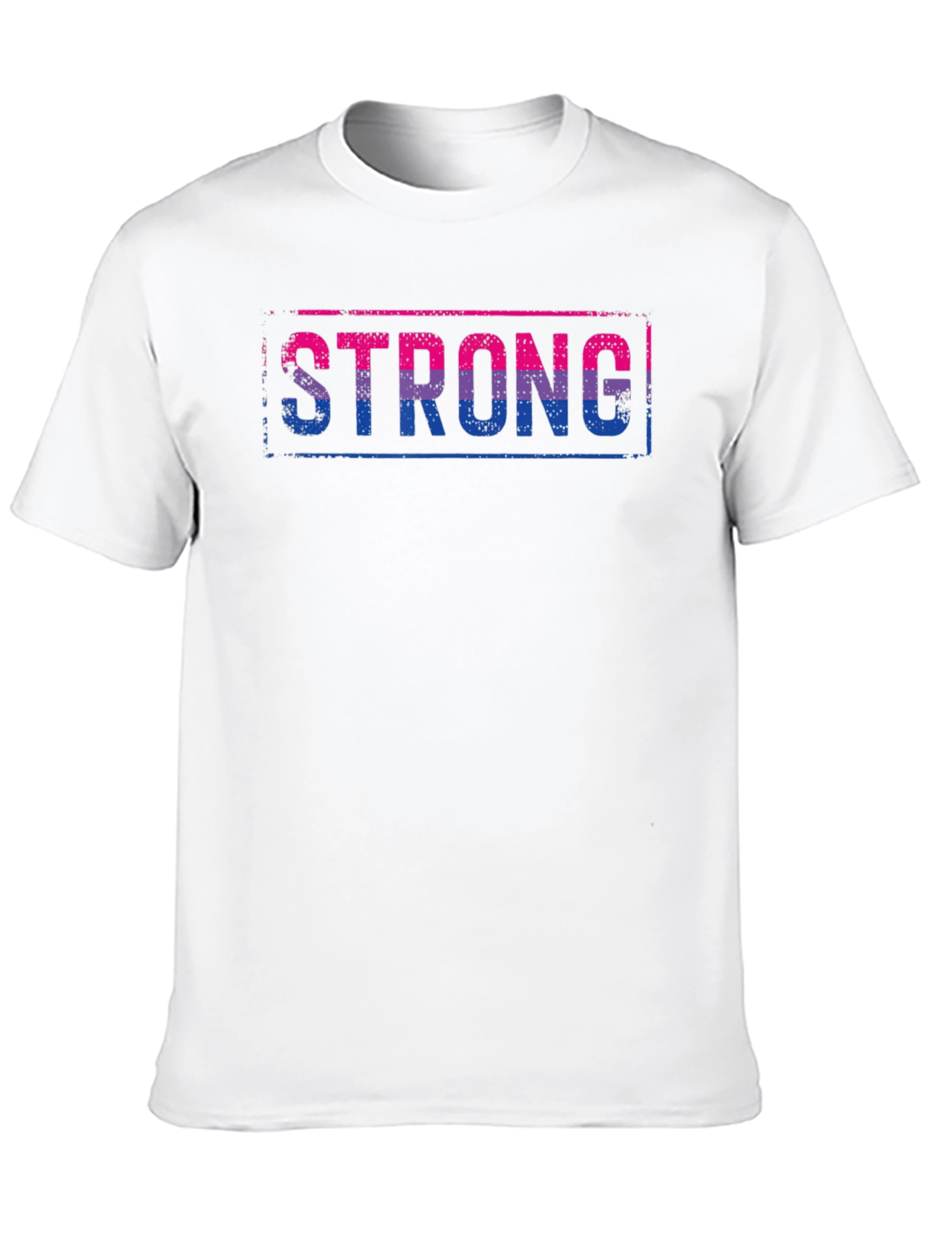 Bisexual Pride STRONG Graphic T-Shirt