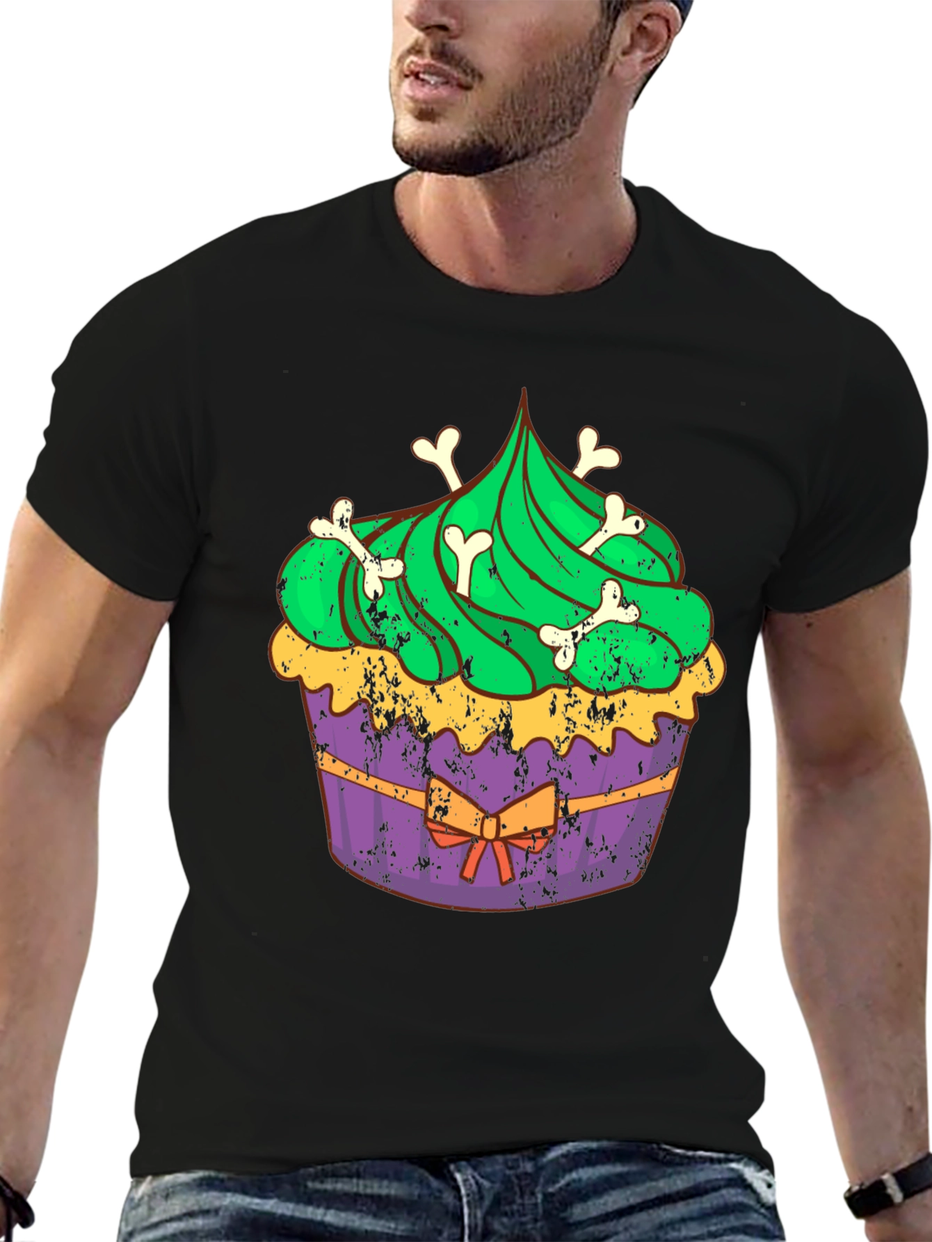 Halloween Cupcake Bones T-Shirt
