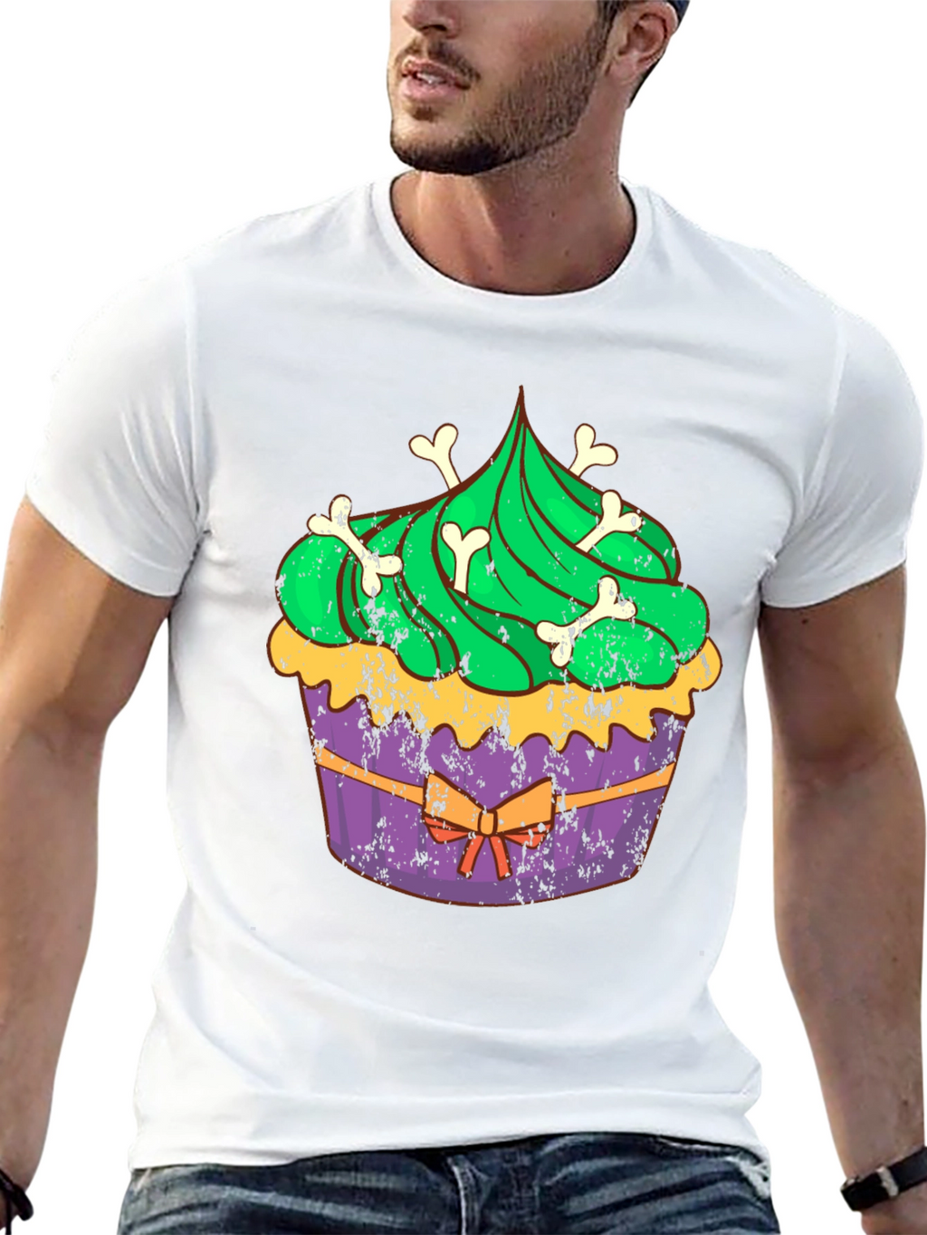 Halloween Cupcake Bones T-Shirt