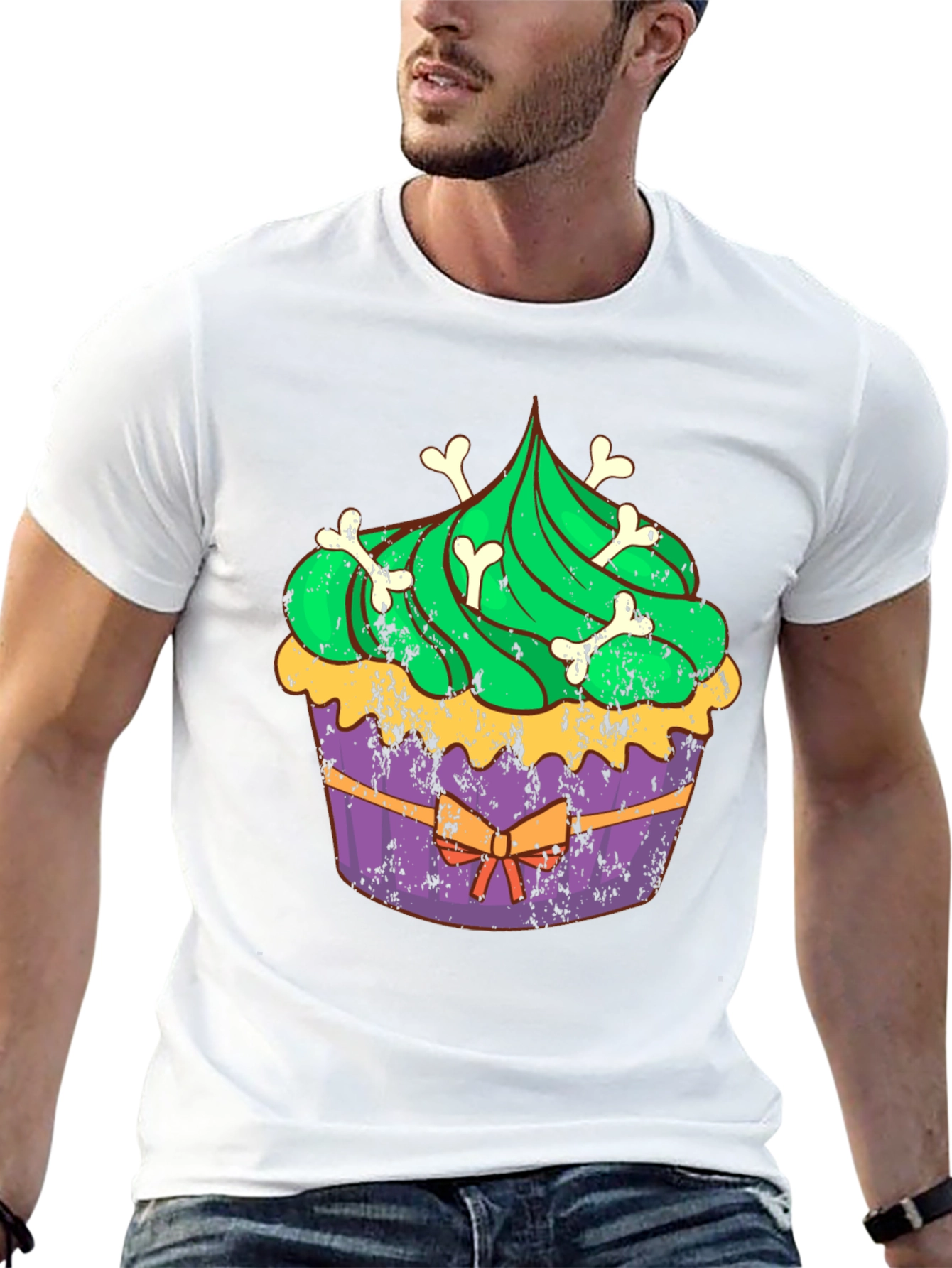 Halloween Cupcake Bones T-Shirt
