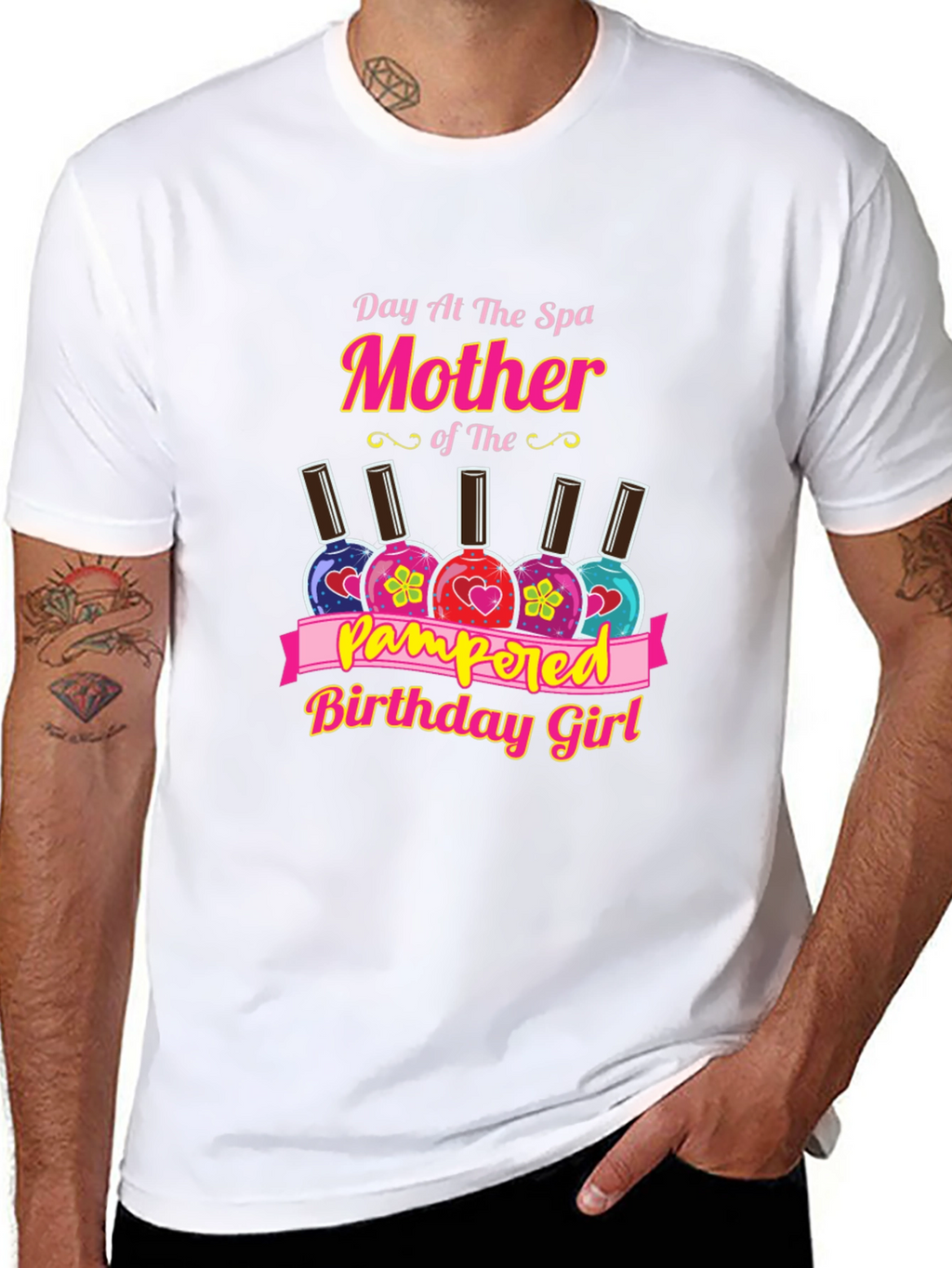 Day at the Spa Mother Birthday Girl T-Shirt