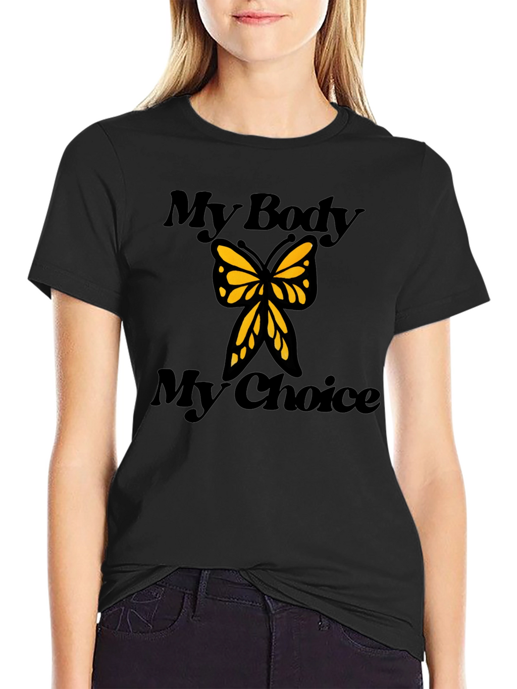 My Body My Choice Butterfly Graphic Tee