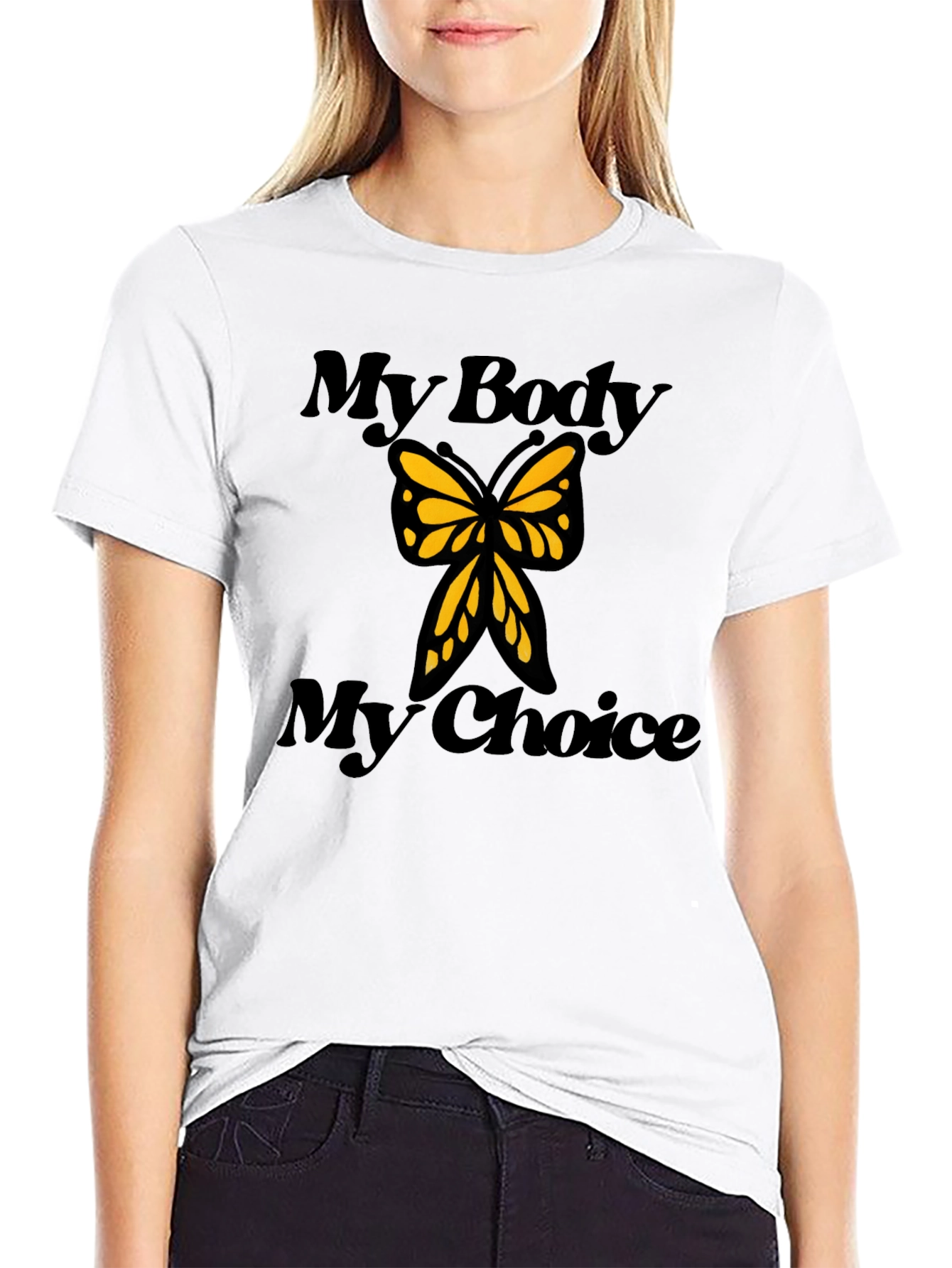 My Body My Choice Butterfly Graphic Tee