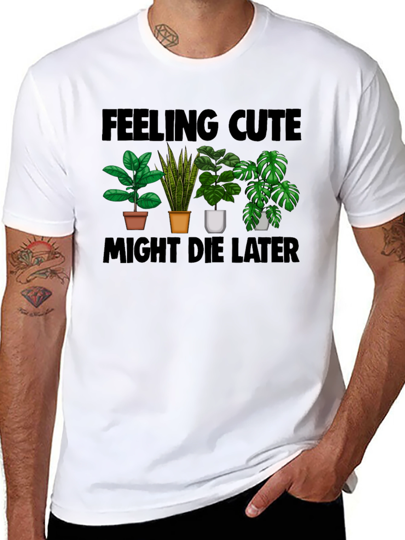 Feeling Cute Plant Lover T-Shirt
