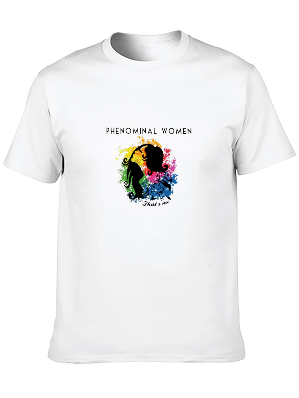 Phenomenal Women Graphic Tee - Black