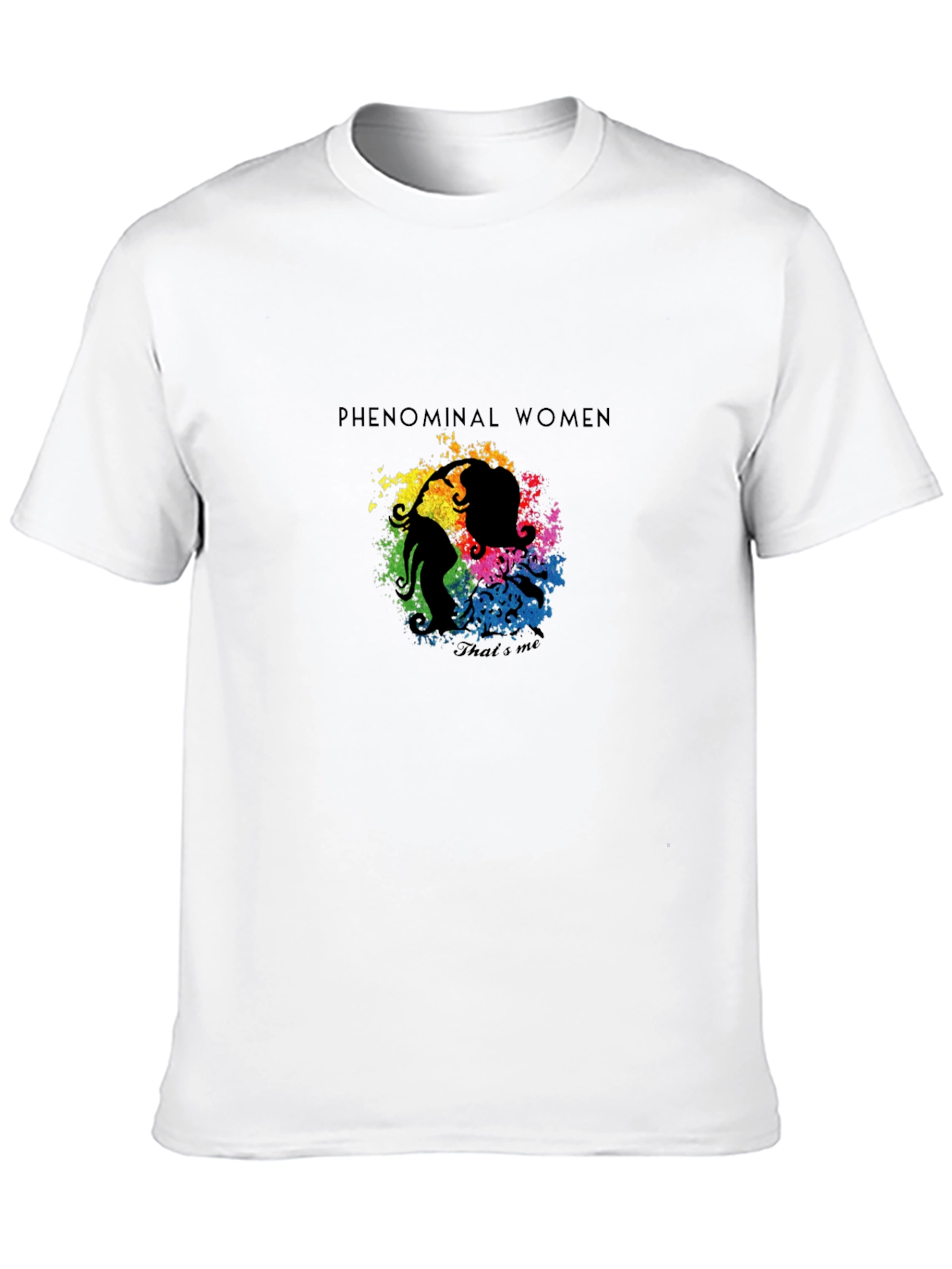 Phenomenal Women Graphic Tee - Black