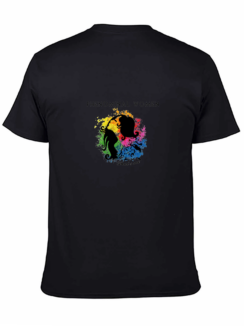Phenomenal Women Graphic Tee - Black