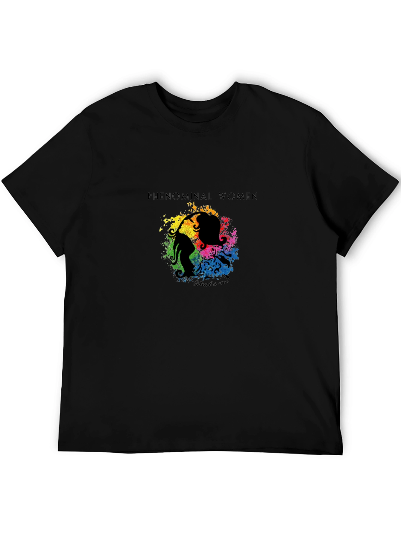 Phenomenal Women Graphic Tee - Black